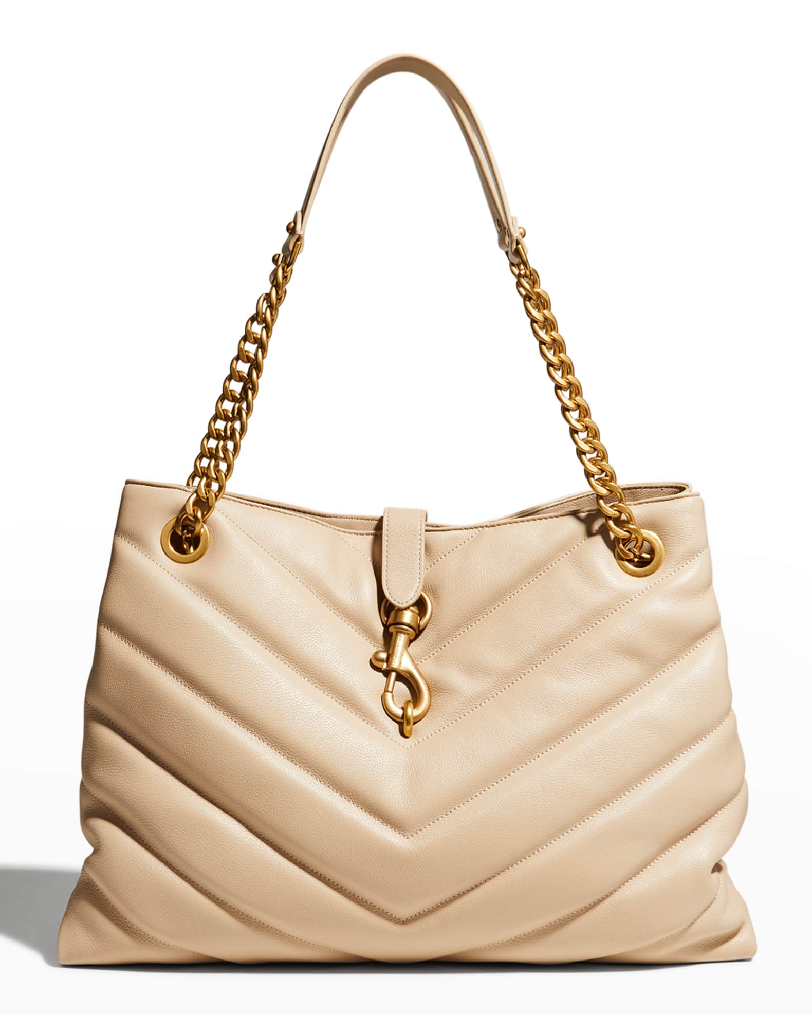Rebecca Minkoff Edie Maxi Quilted Leather Tote Bag Neiman Marcus