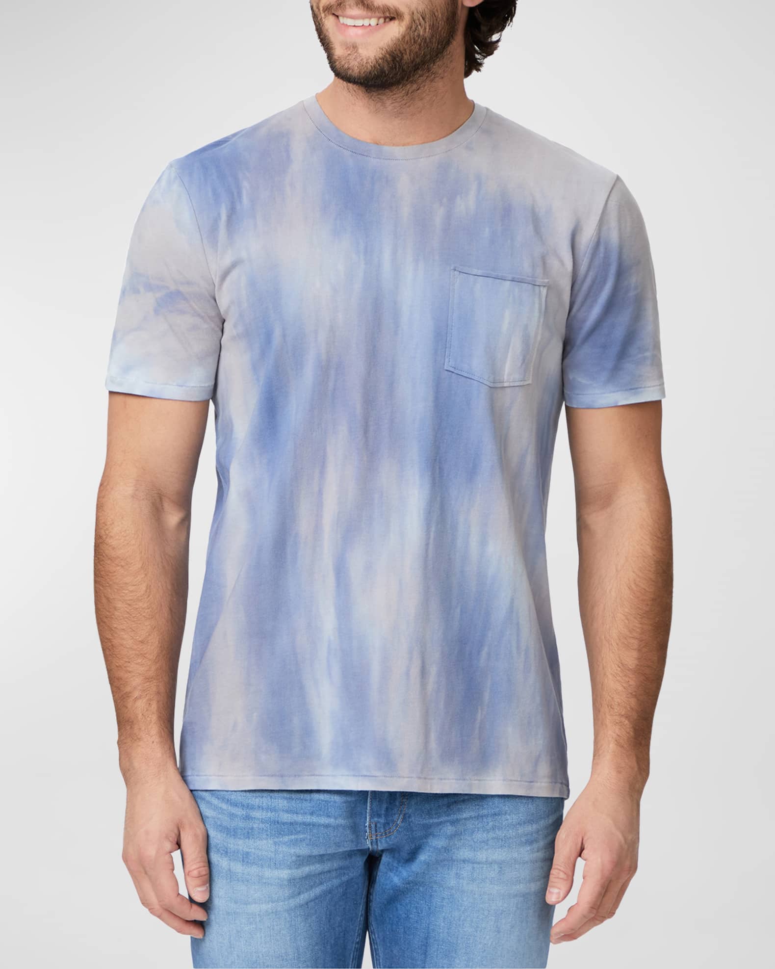 PAIGE Men's Ramirez Pigment-Washed T-Shirt | Neiman Marcus