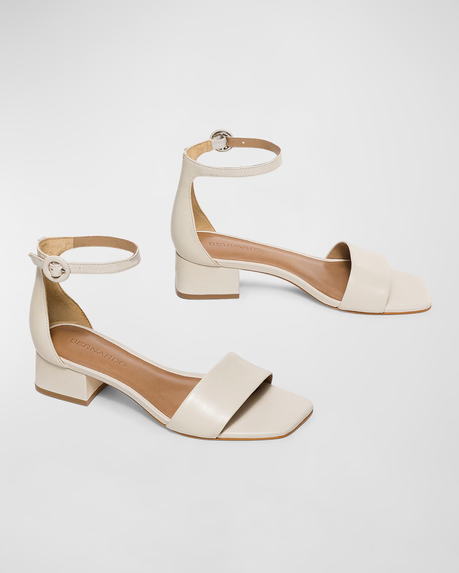 Jalena Leather Ankle-Strap Sandals 1