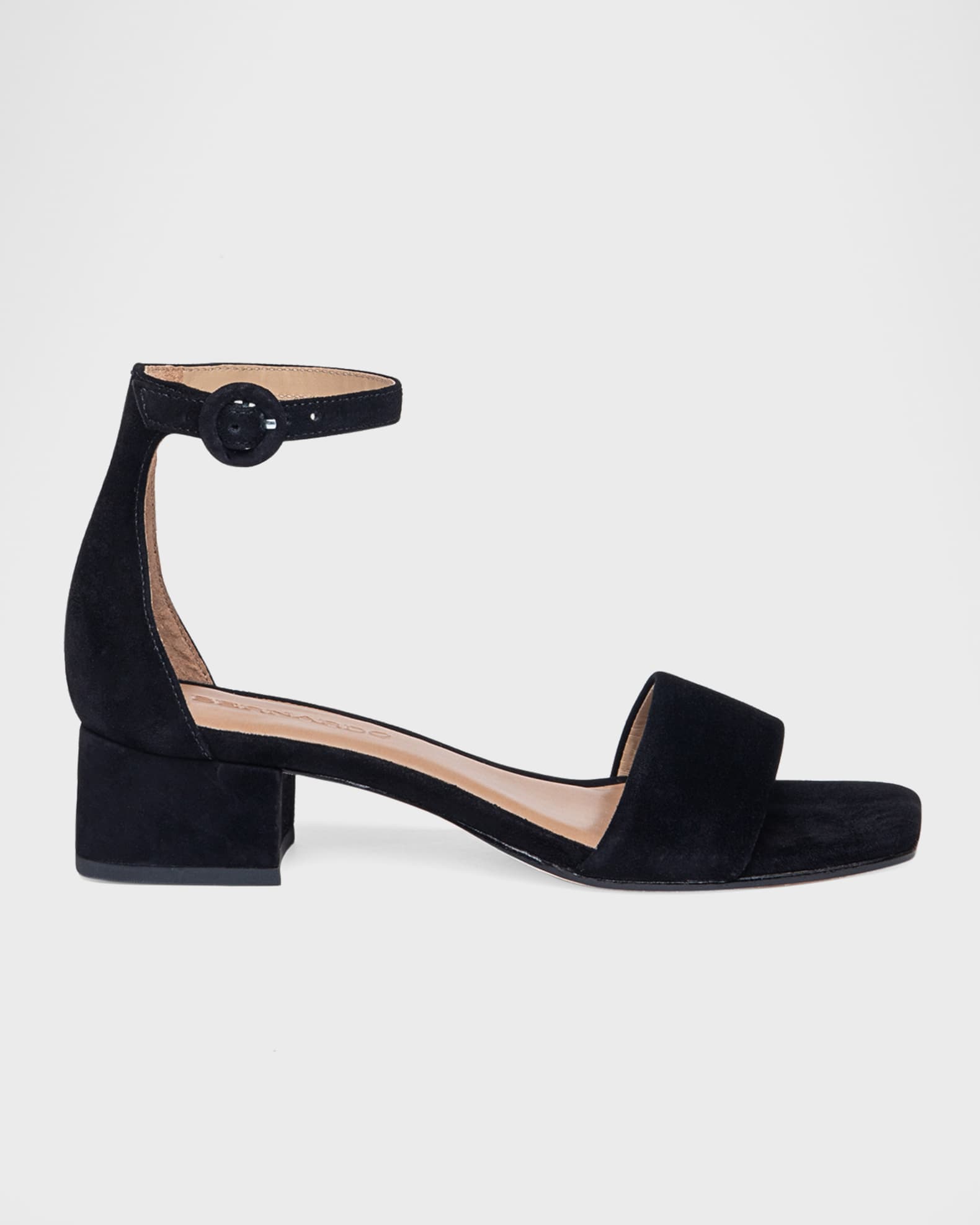 Jalena Suede Ankle-Strap Sandals 0