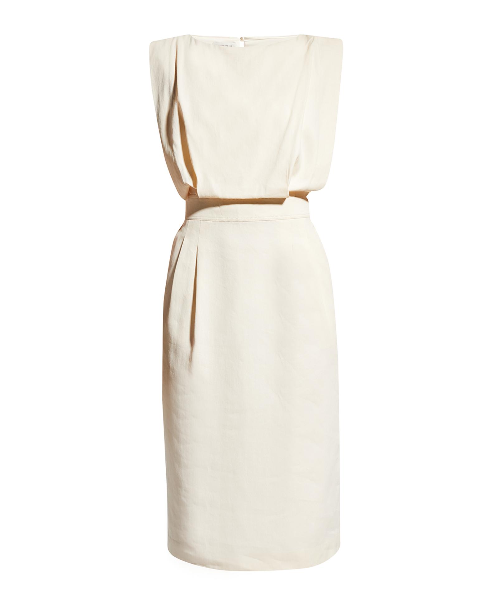 LAFAYETTE 148 Womens Red Blouson Sleeve V Neck Above The Knee Evening Shift Dress main image 1