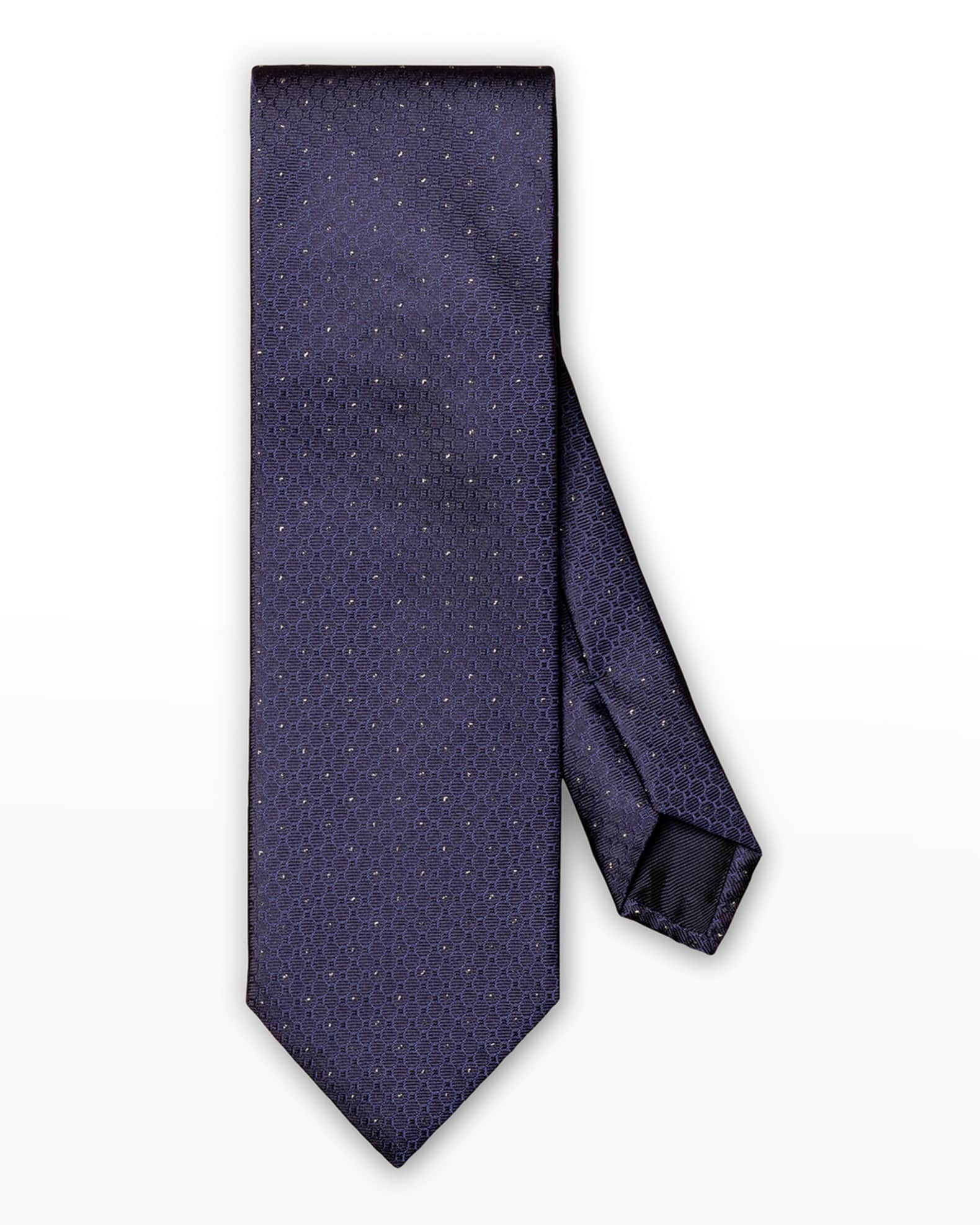 Eton Men's PinDot Silk Wedding Tie Neiman Marcus