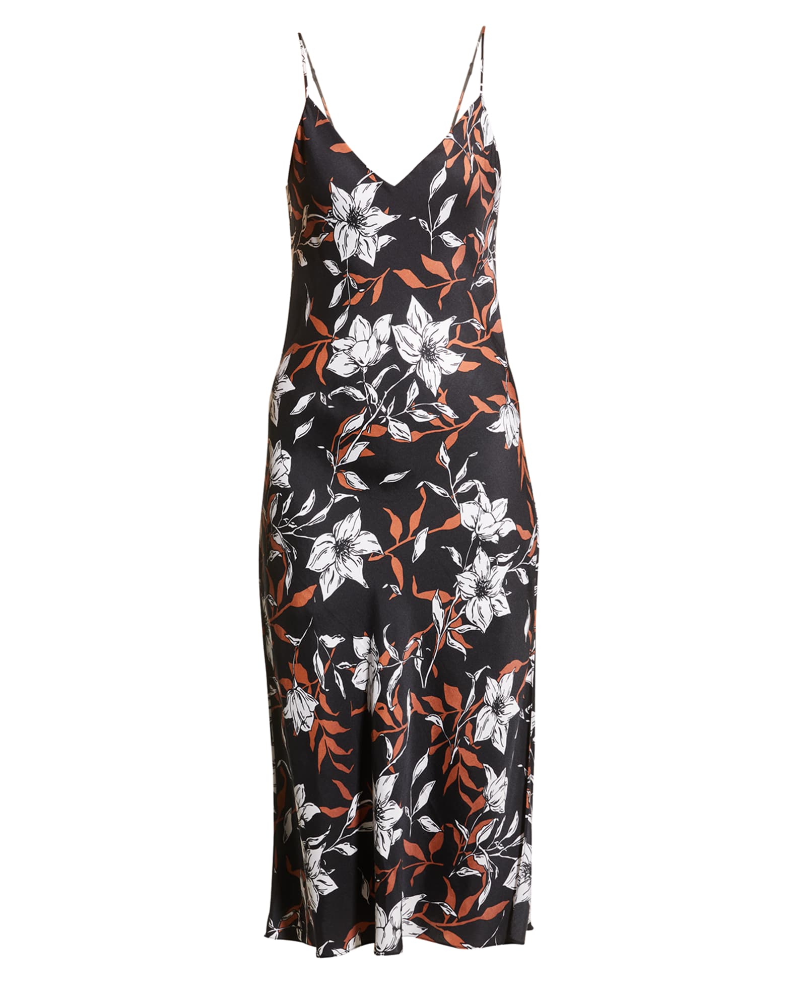 Mallory Floral Slip Midi Dress