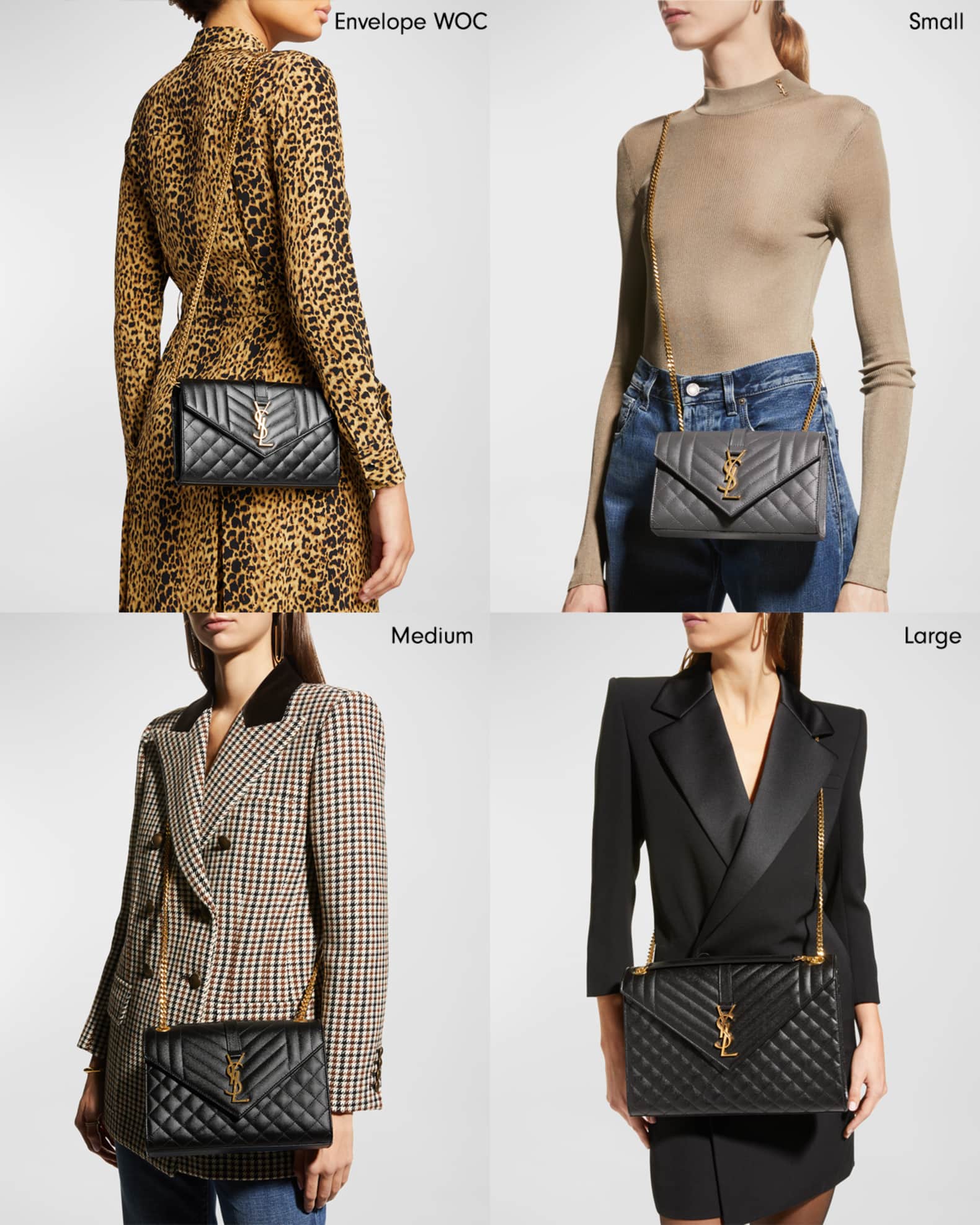 Ysl envelope monogram hotsell