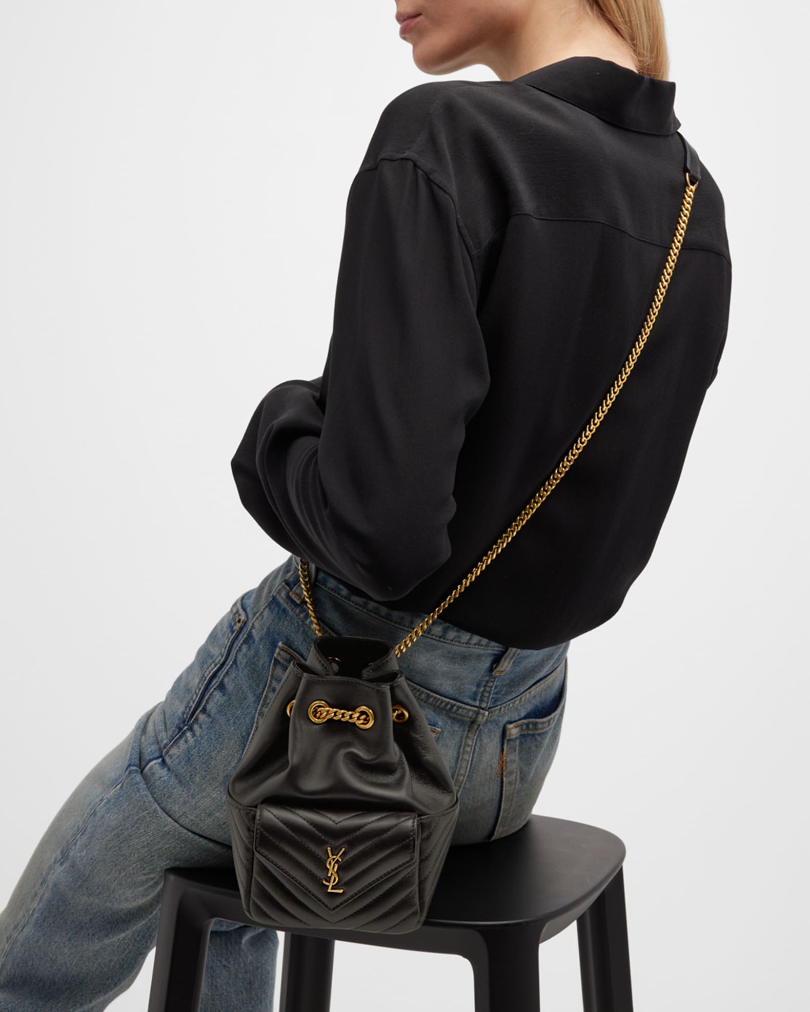Saint laurent mini bucket bag new arrivals
