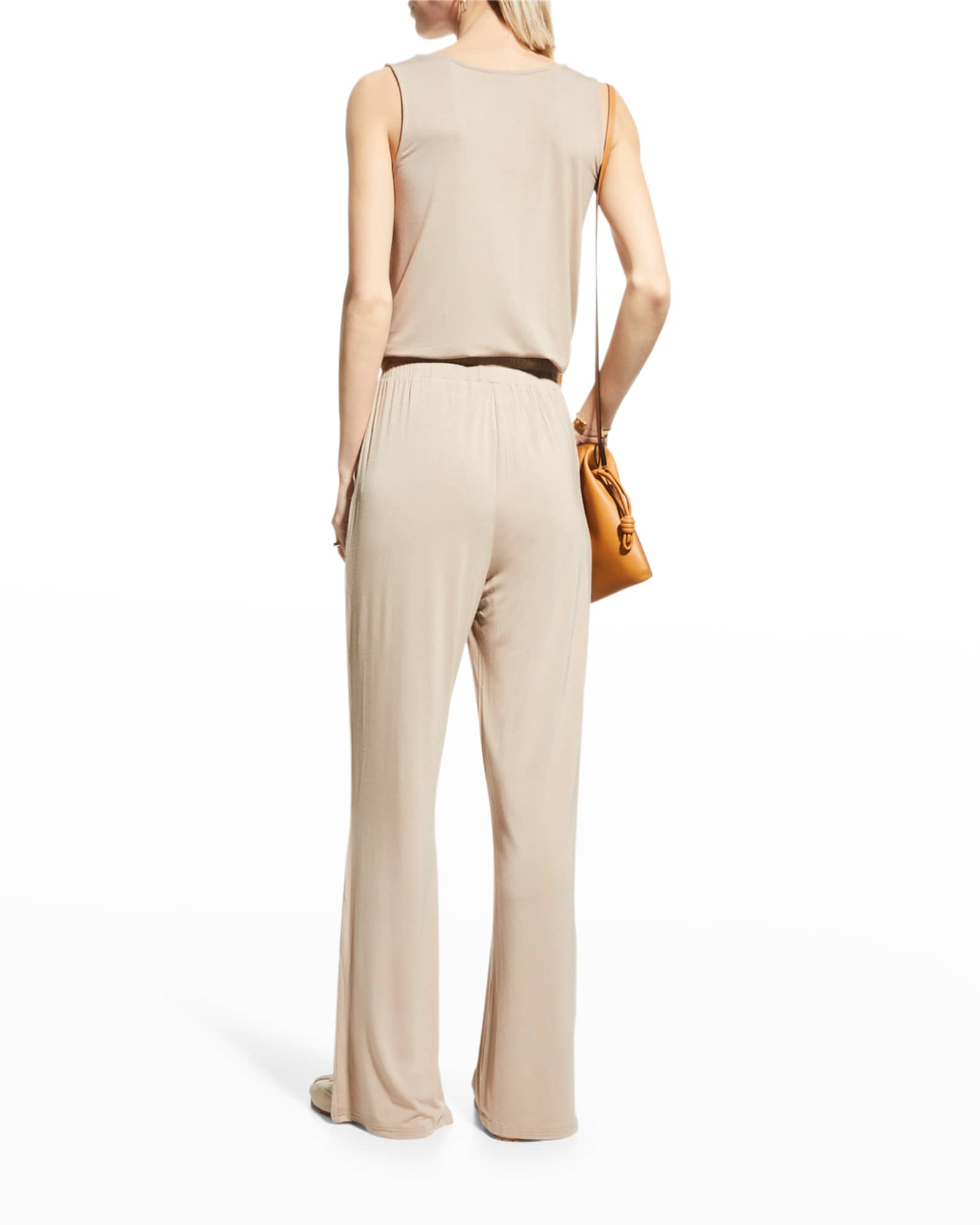 CAPSULE 121 The Humility High-Rise Jersey Pants | Neiman Marcus