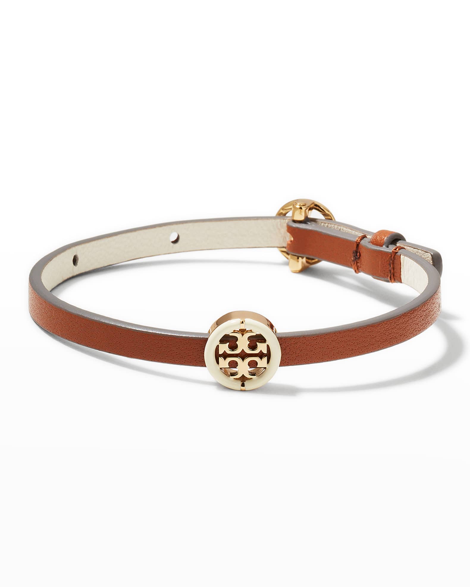 Tory Burch Miller Leather Bracelet Neiman Marcus