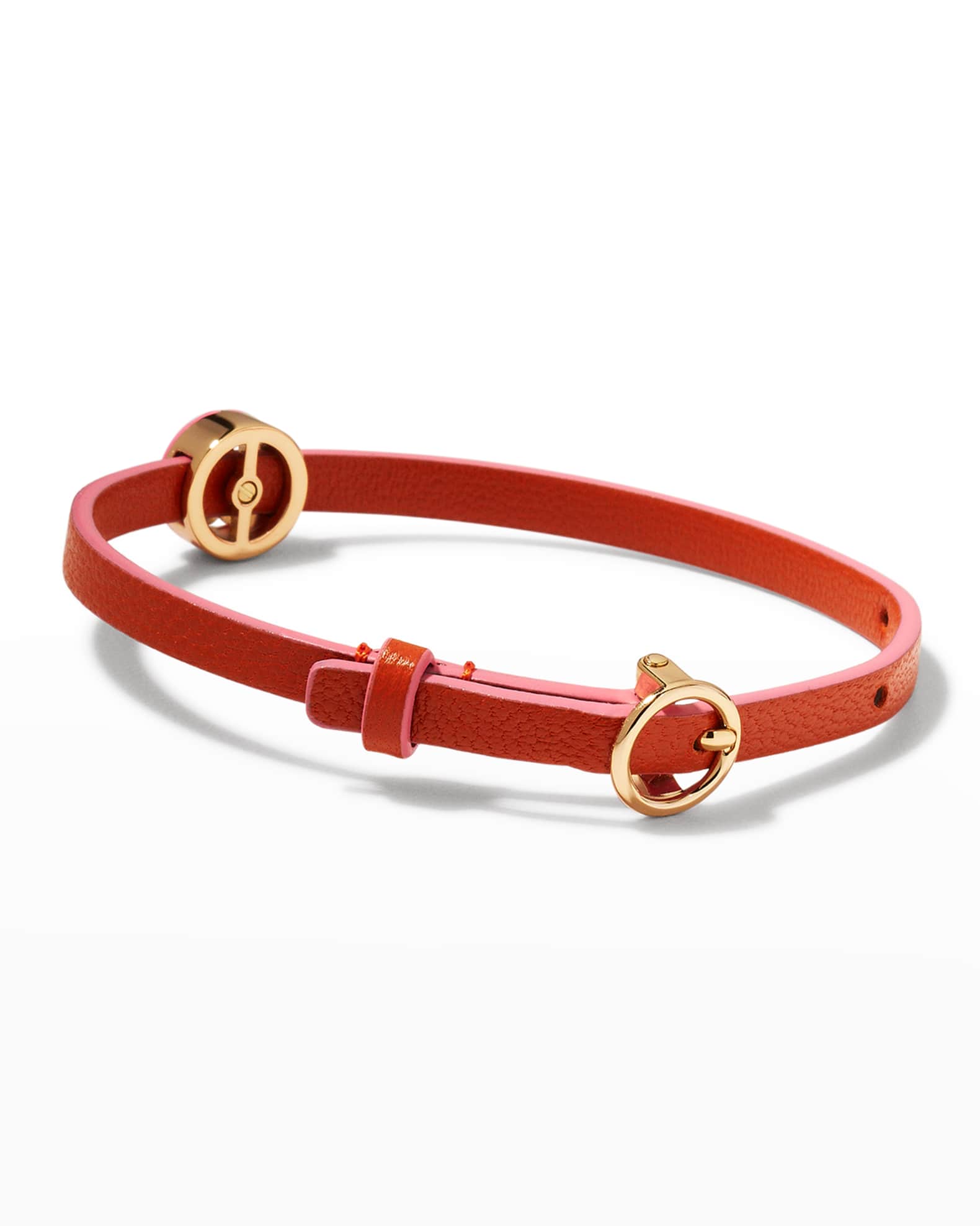 Tory Burch Miller Leather Bracelet Neiman Marcus