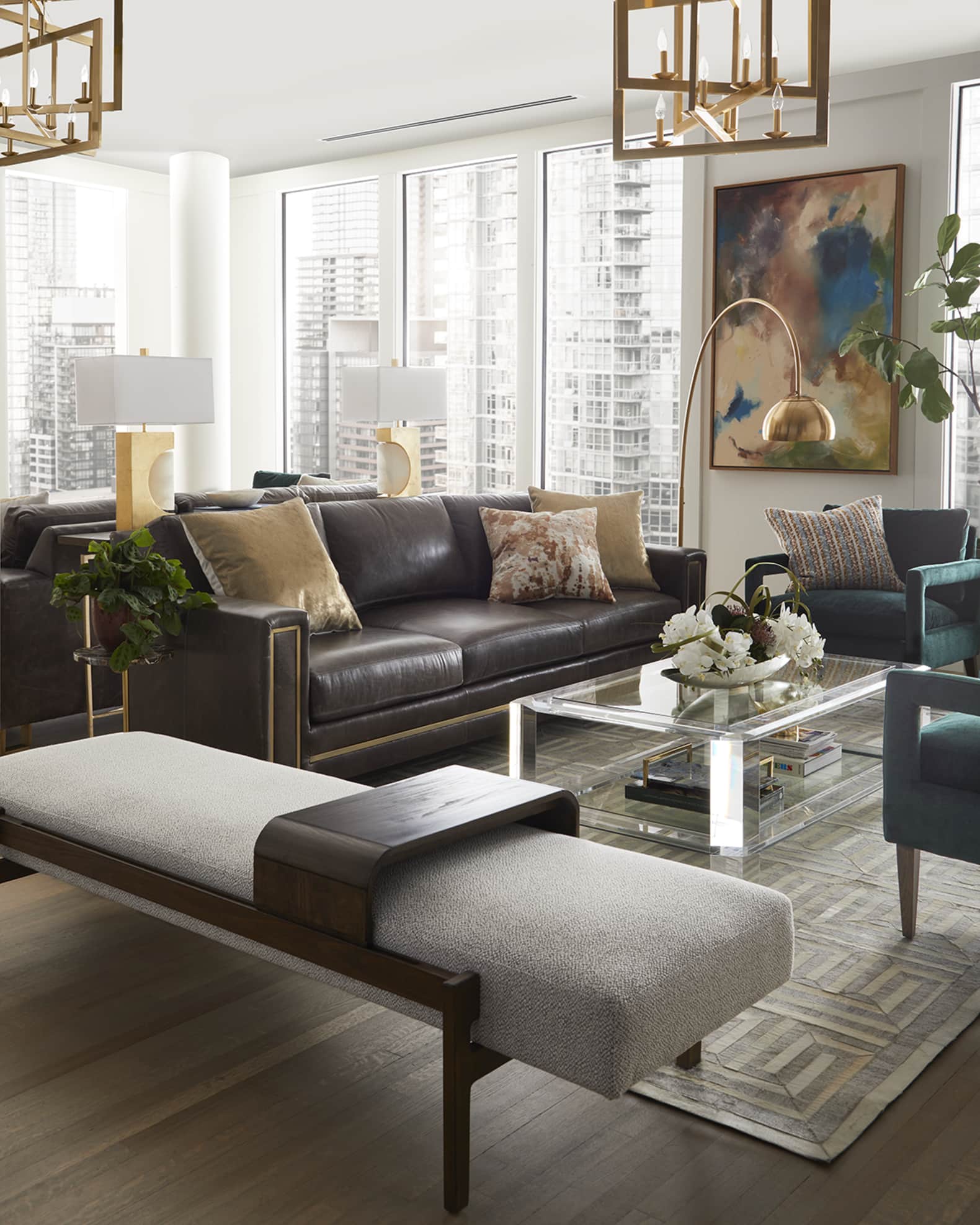 Four Hands Fawkes Bench Neiman Marcus