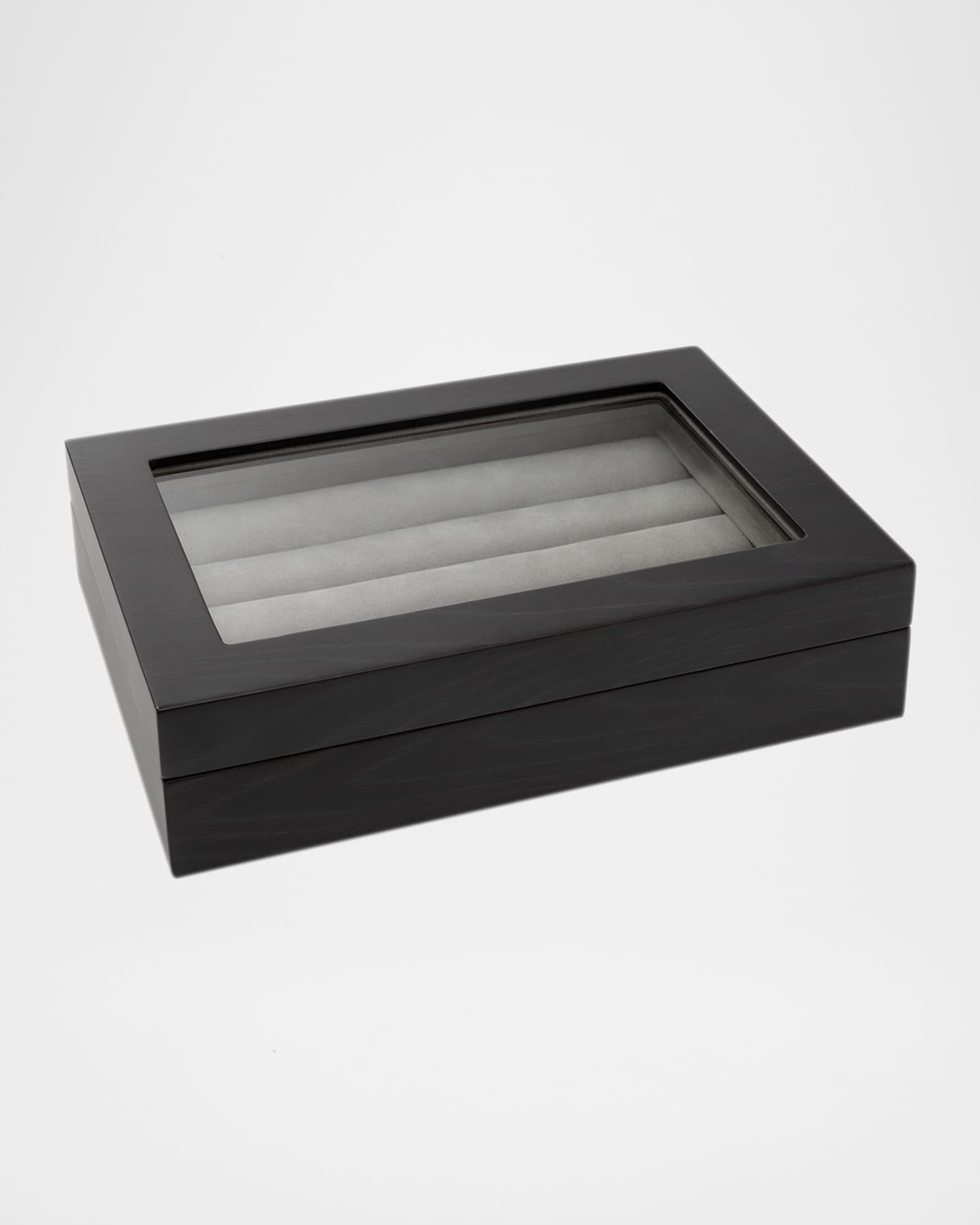 Men's Onyx Collector's Wood Cufflink Case, 36 Pairs 0