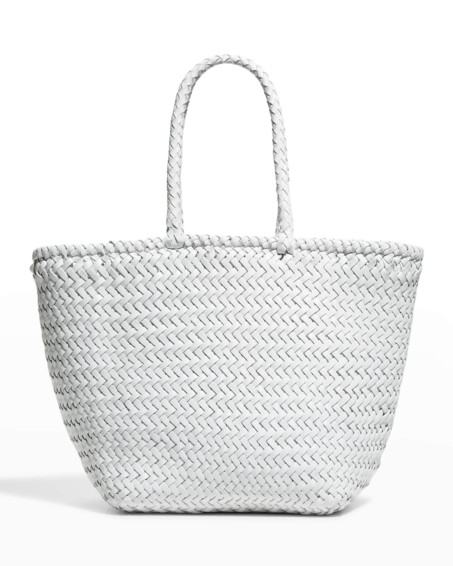 Dragon Diffusion Grace Small Woven Basket Tote Bag | Neiman Marcus