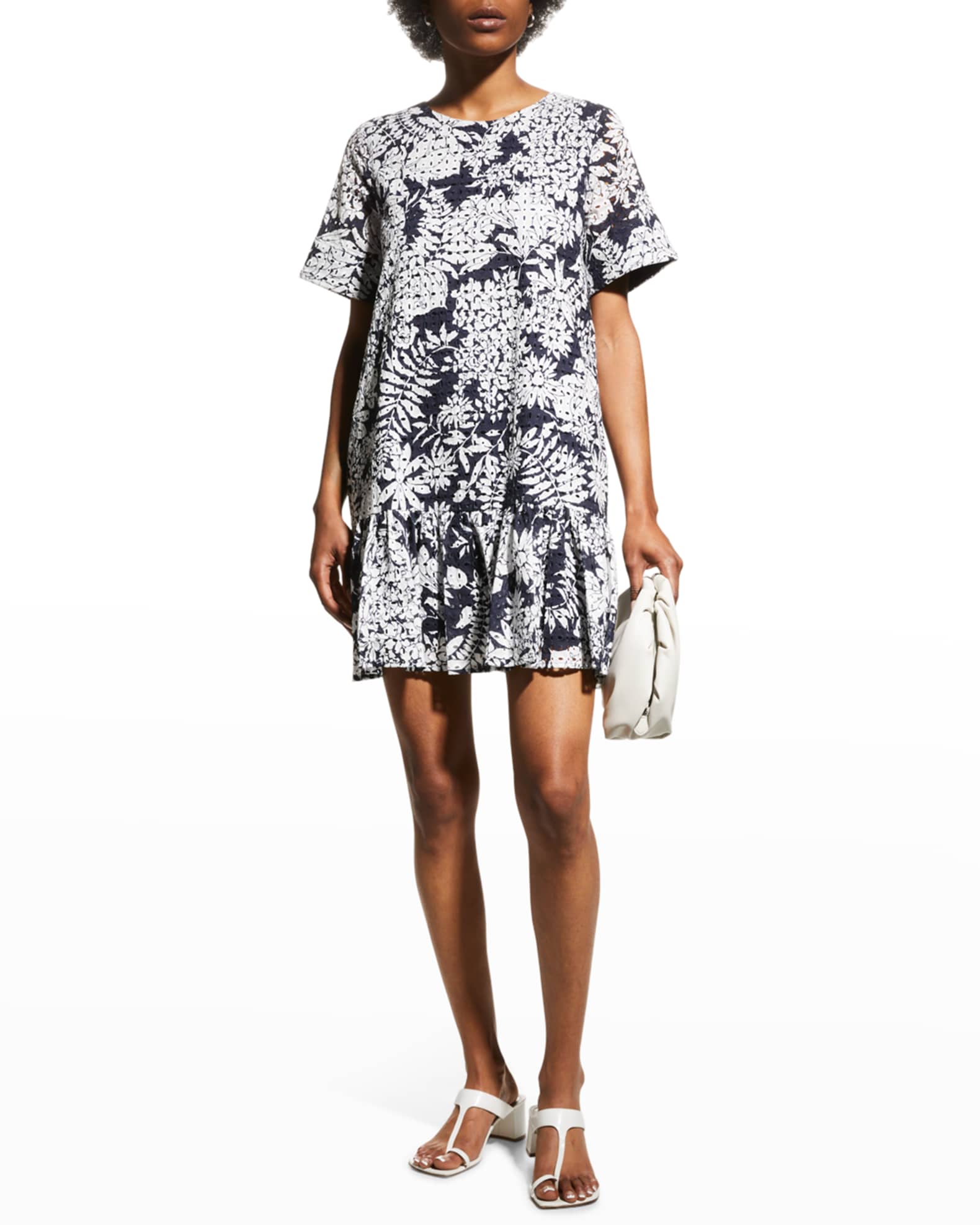 milly brynn stencil floral dress