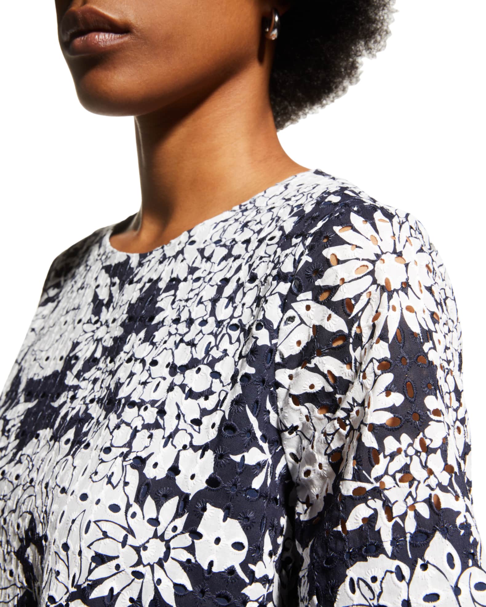 milly brynn stencil floral dress