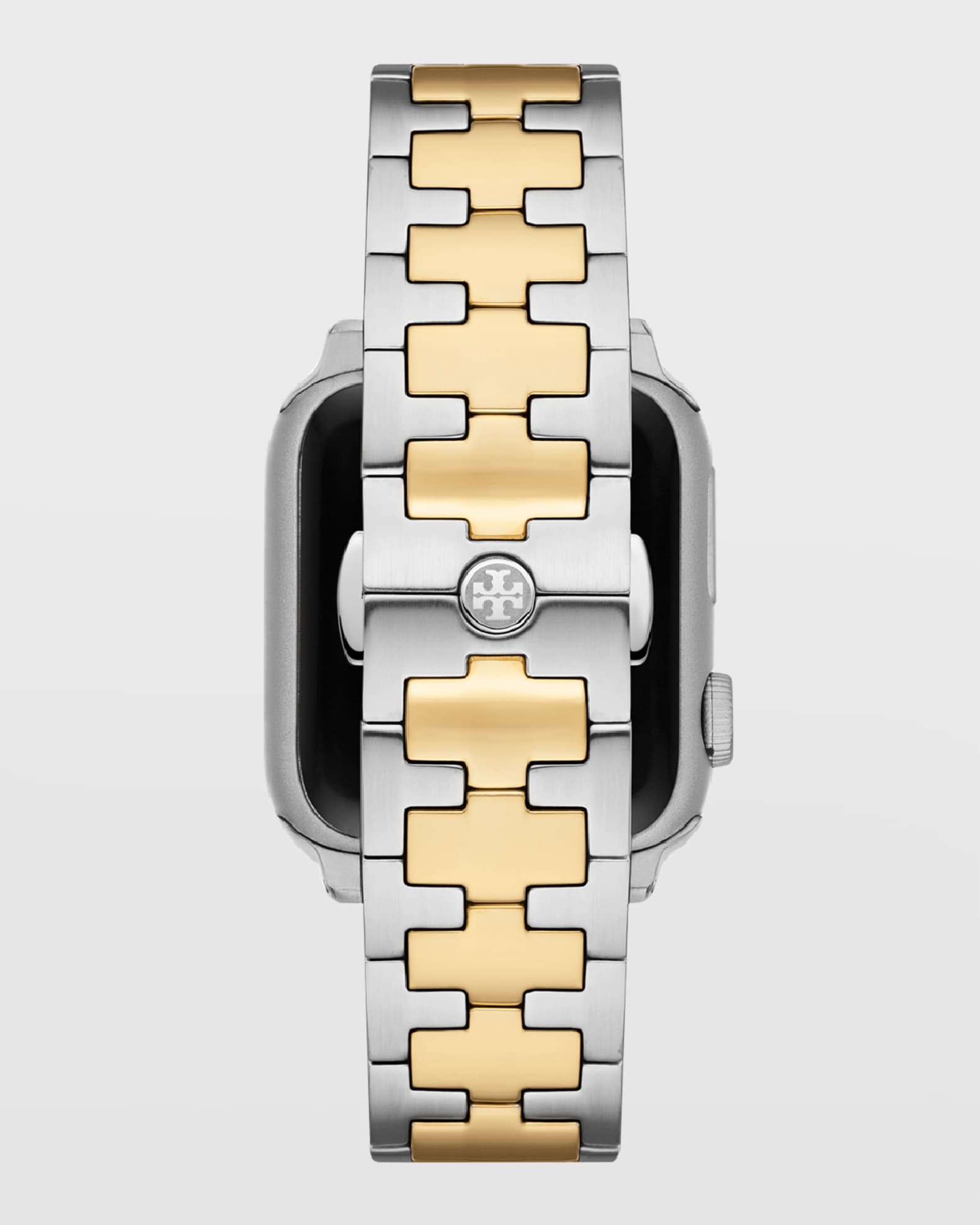 Tory Burch Reva Watch, Two-tone Stainless Steel/ivory, 36 Mm in Metallic