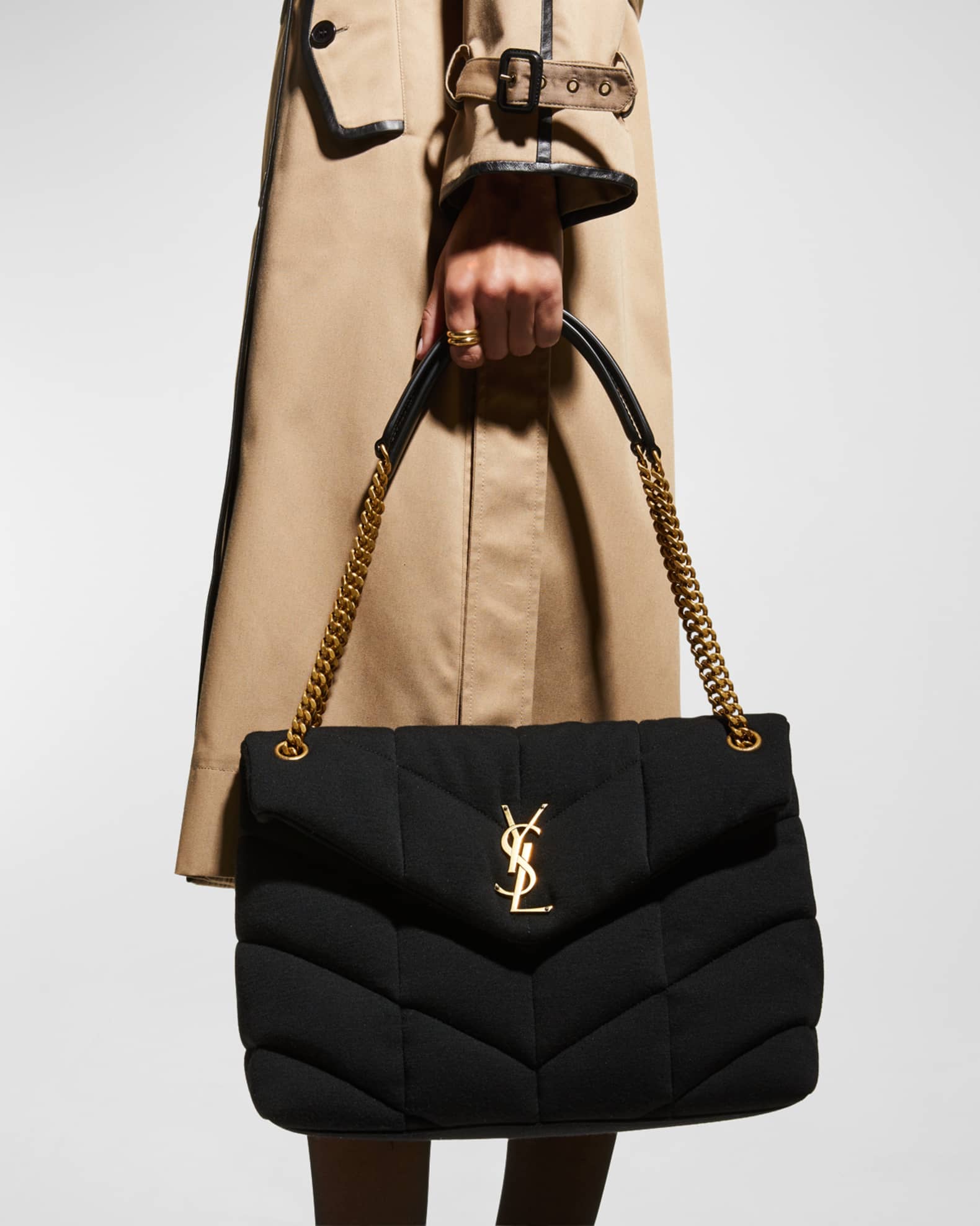 Saint Laurent Puffer Medium YSL Shoulder Bag Neiman Marcus
