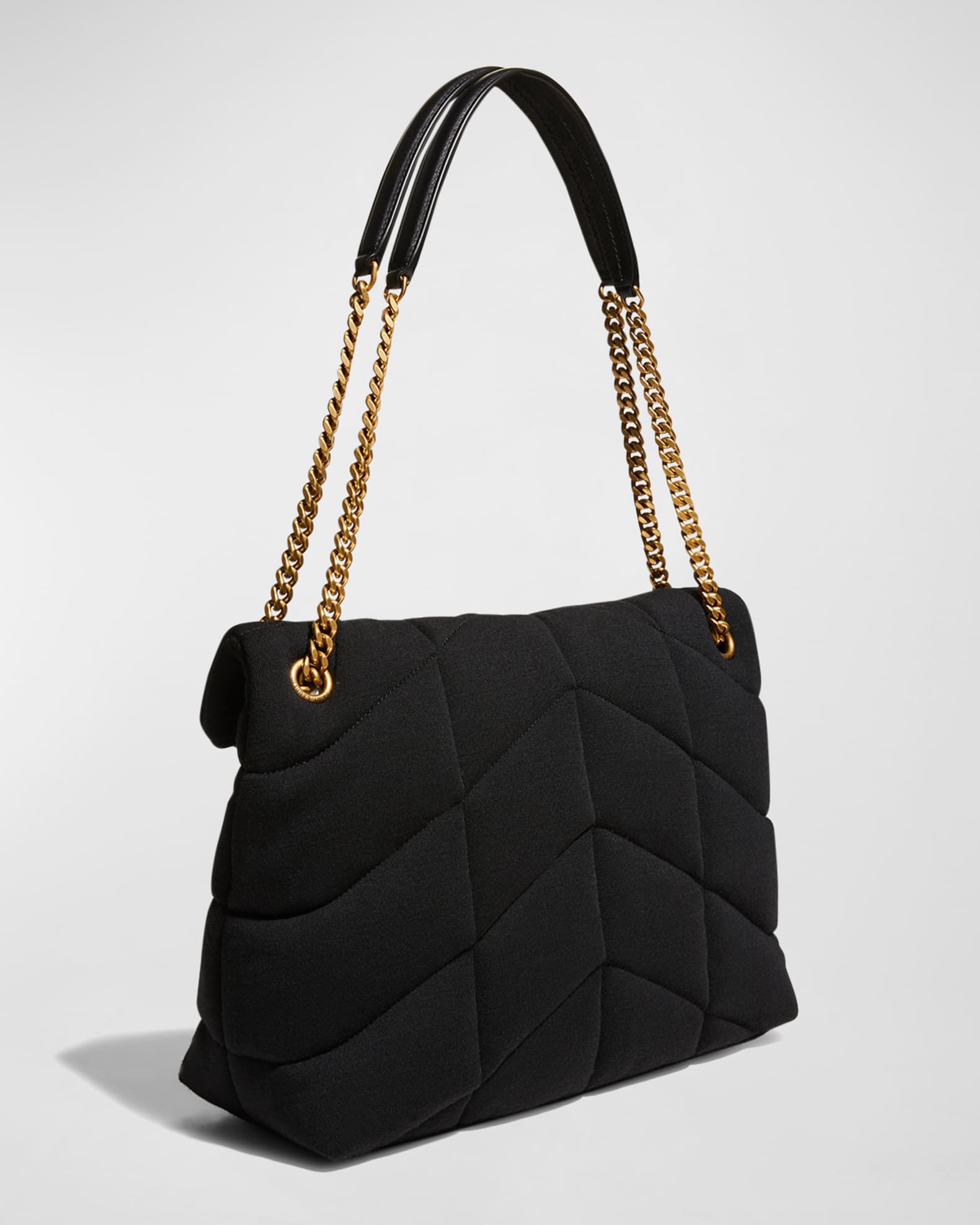 Saint Laurent Puffer Medium YSL Shoulder Bag Neiman Marcus