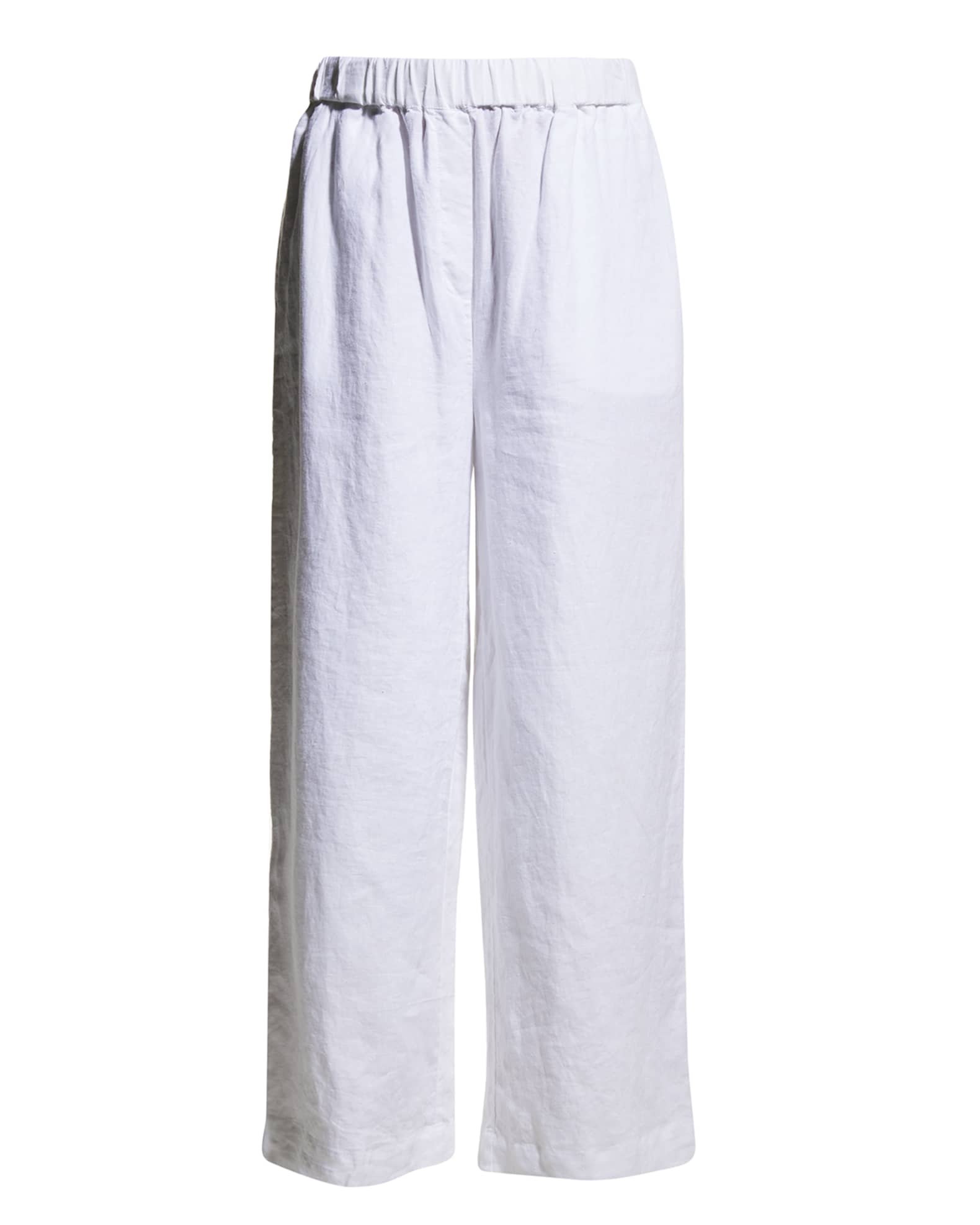 Masai Parini Linen Pull-On Trousers | Neiman Marcus