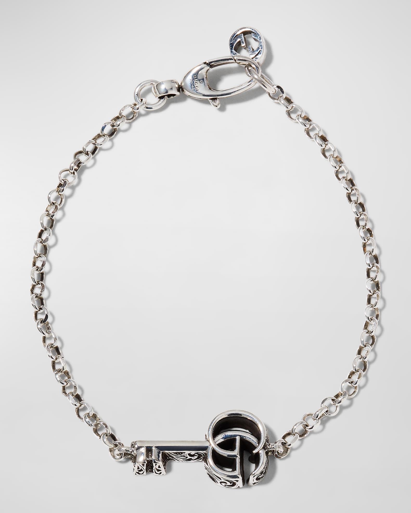 Bracelets Gucci GG in Sterling Silver 925 + Key Ring