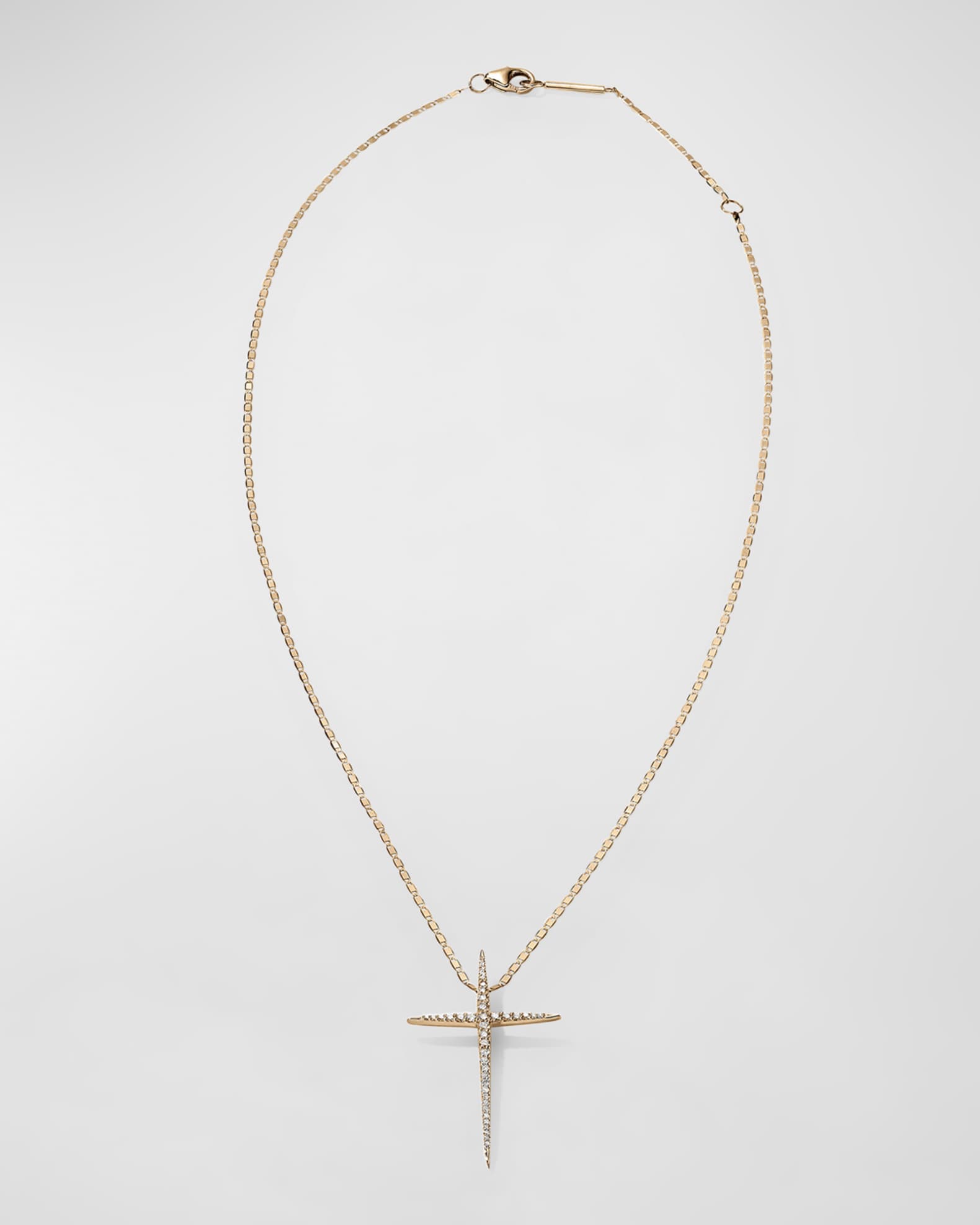 Pointed cross necklace clearance