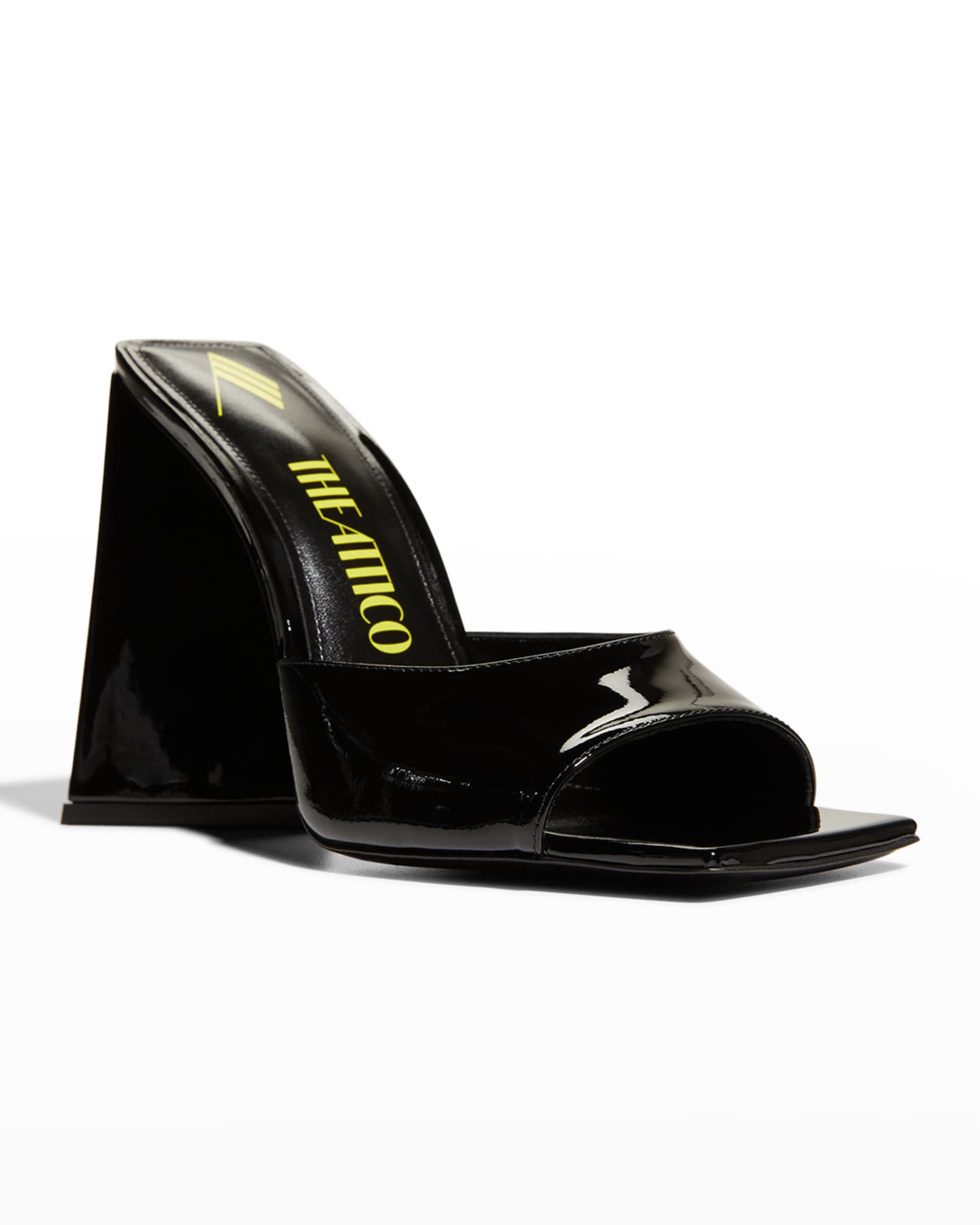 the attico devon pink mule