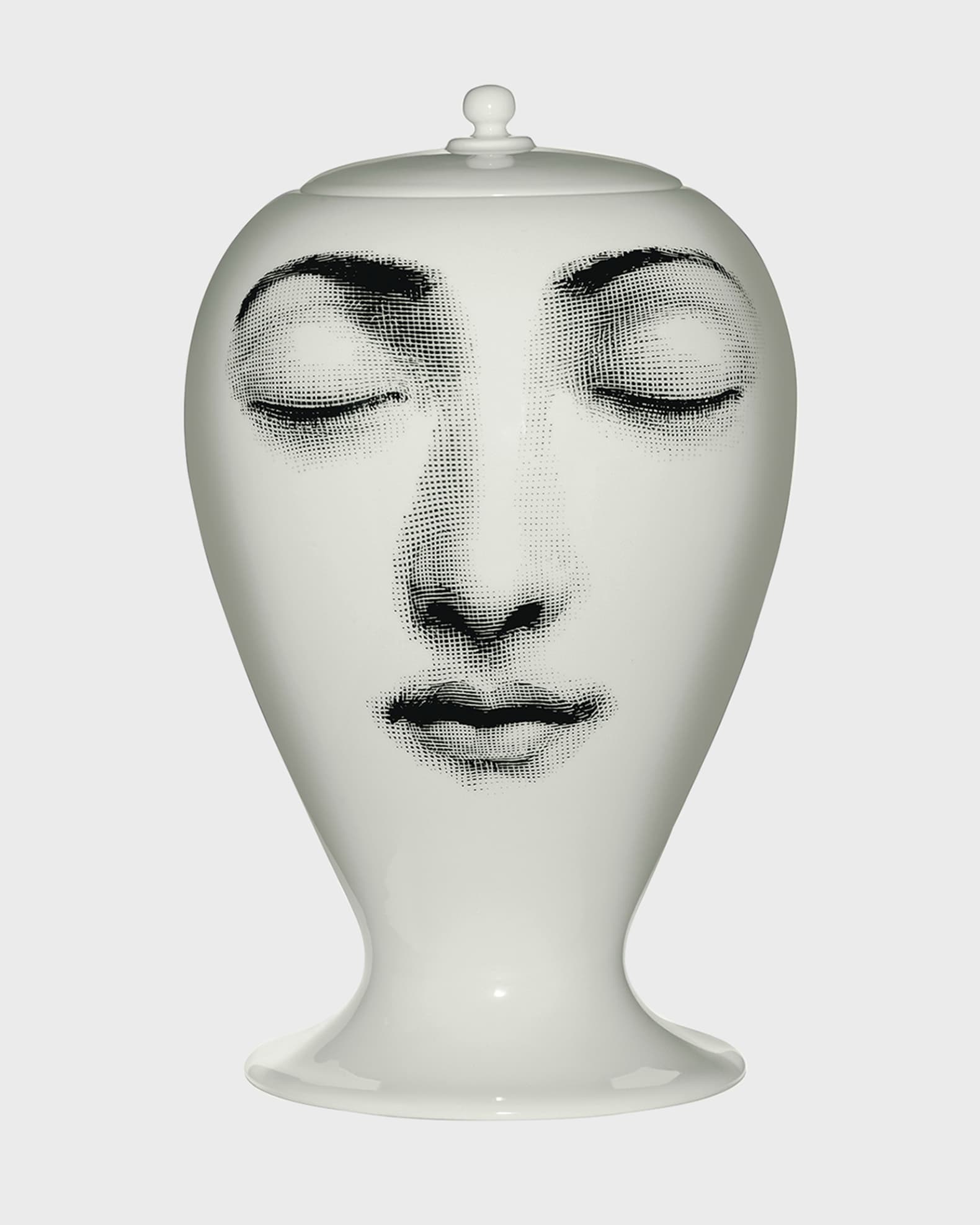 Fornasetti Buongiorno/Buonanotte Vase