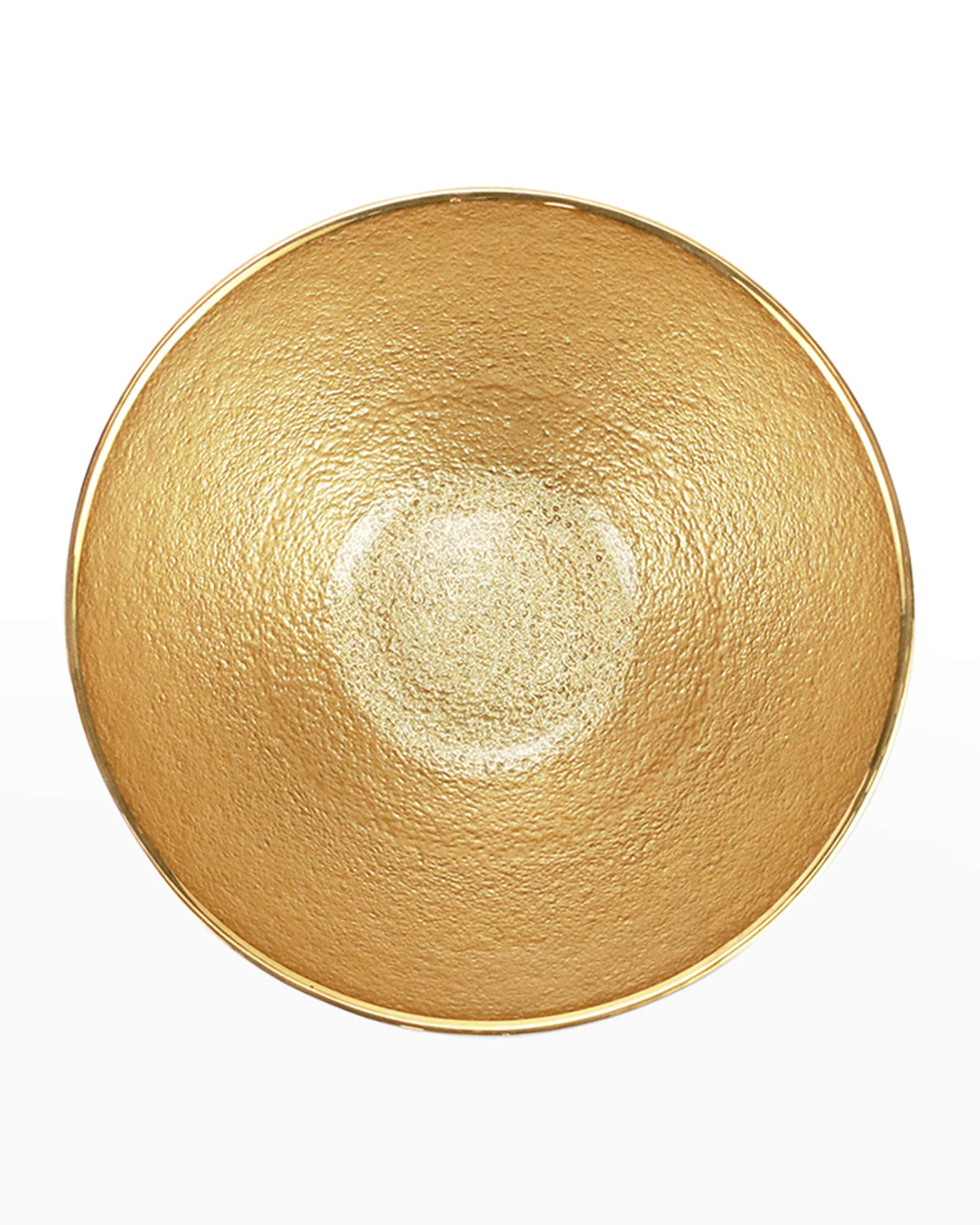 Metallic Glass Gold Small Bowl 1