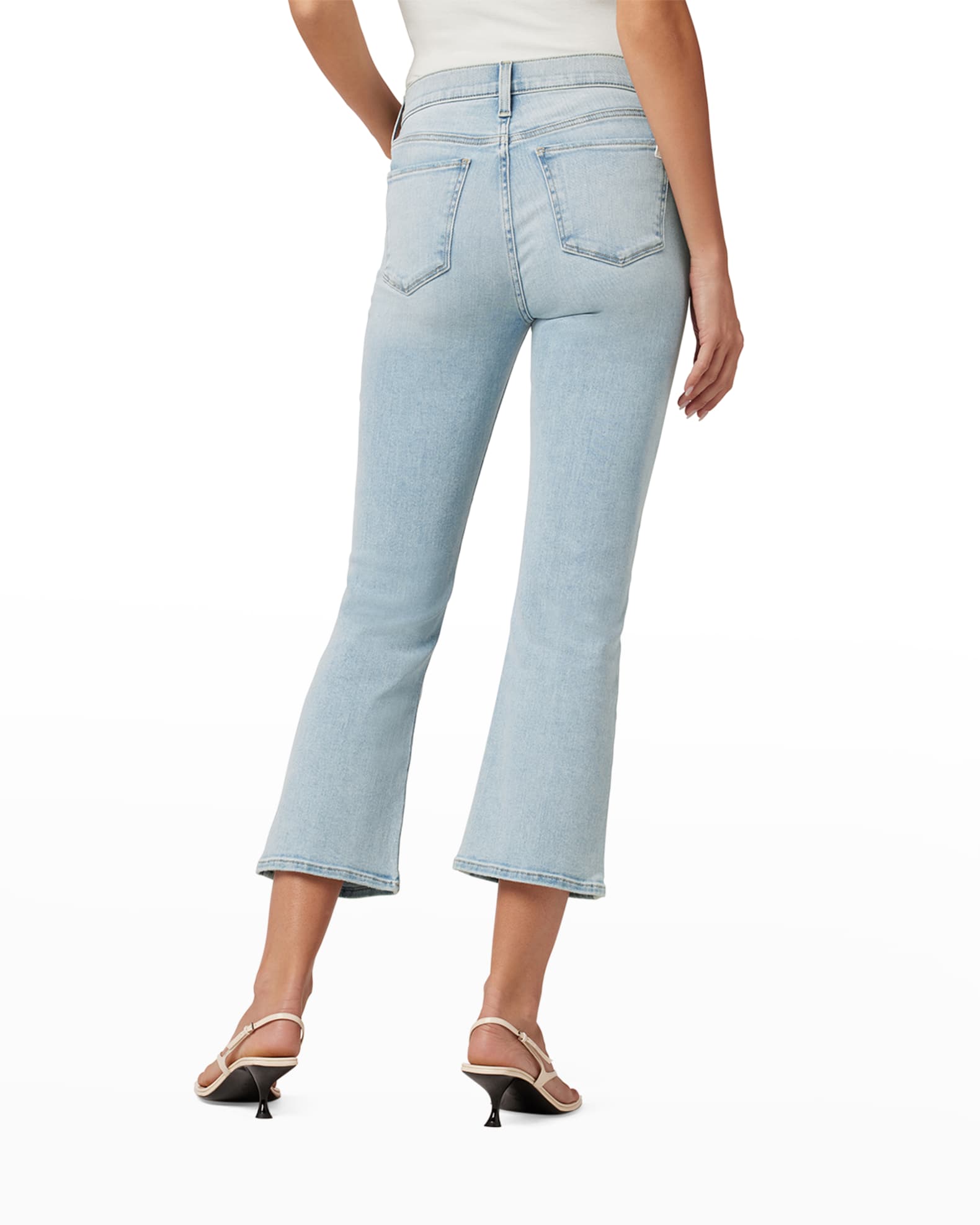 Joe's Jeans The Callie Organic Cotton Cropped Bootcut Jeans Neiman Marcus