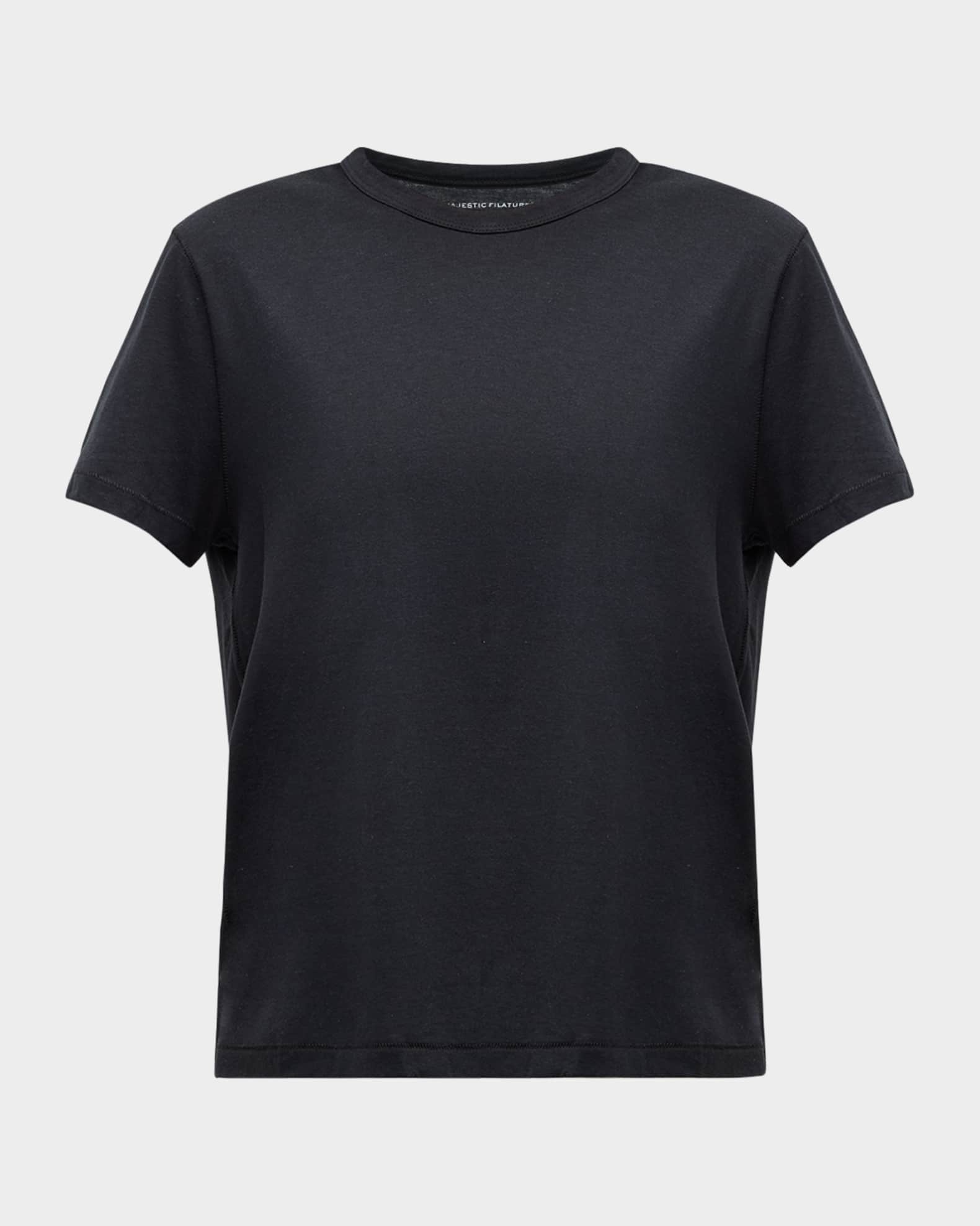 Majestic Filatures Lyocell Cotton Semi-Relaxed Short-Sleeve