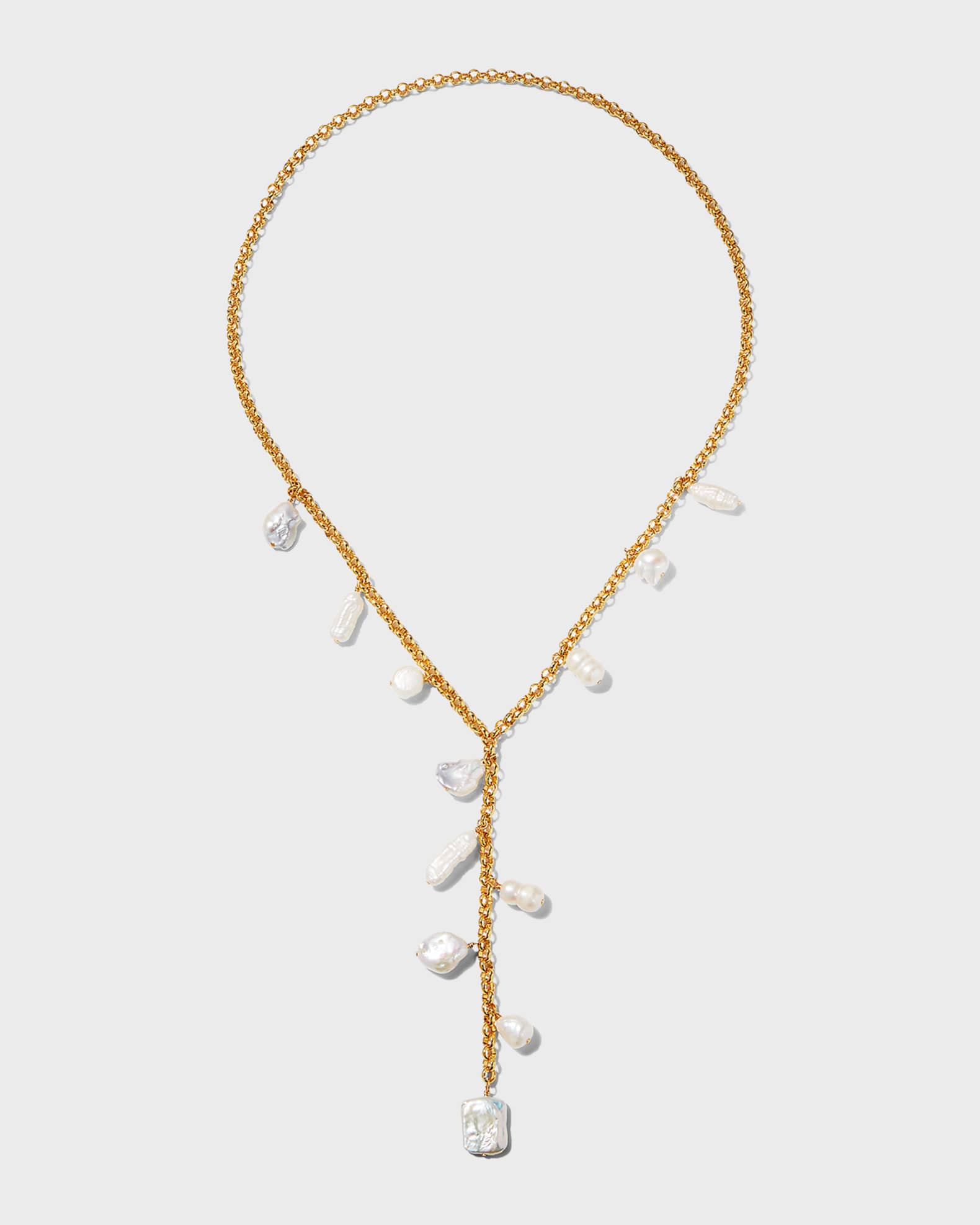 Baroque Pearl Y-Necklace 0