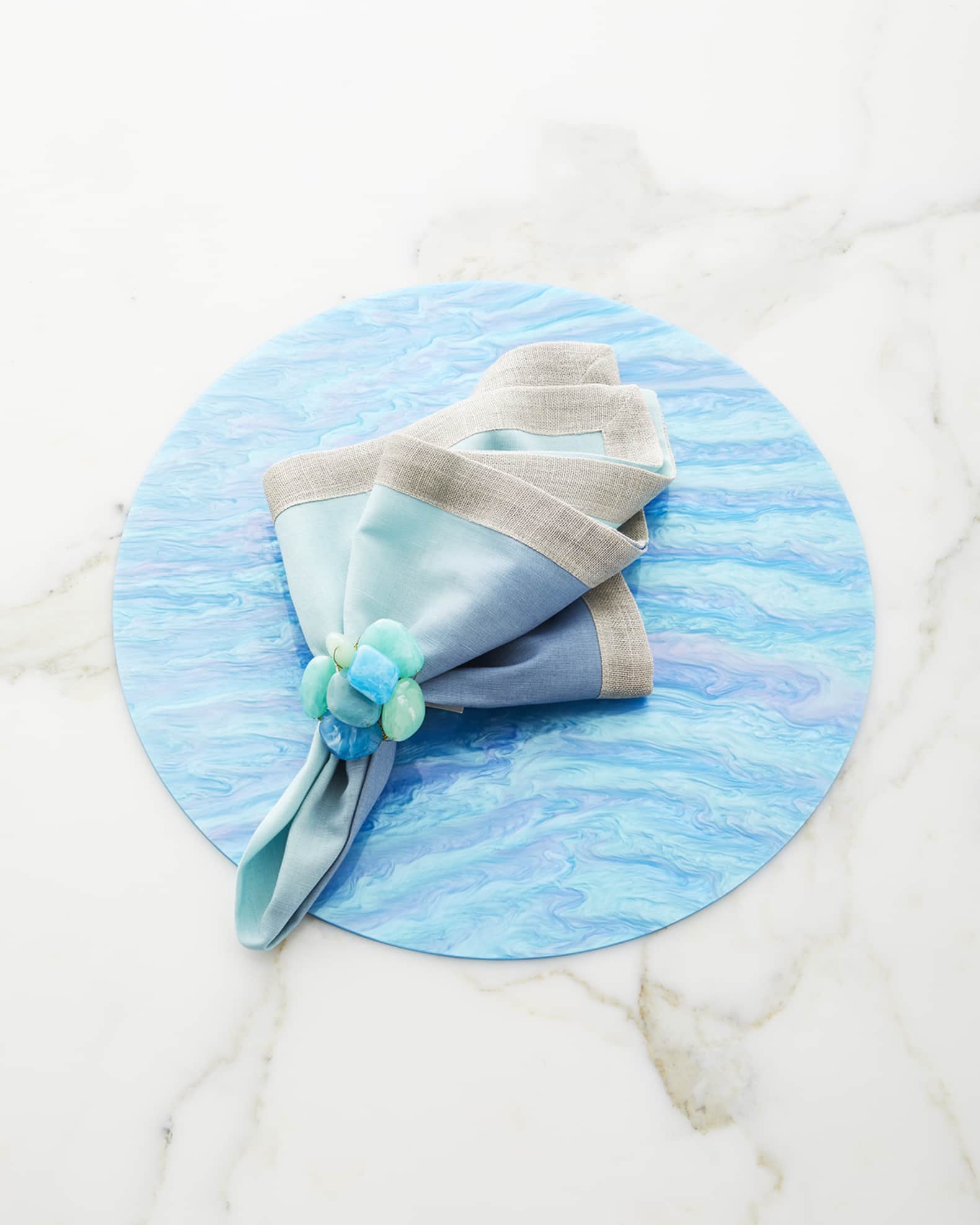 Sea Stone Napkin Ring 1
