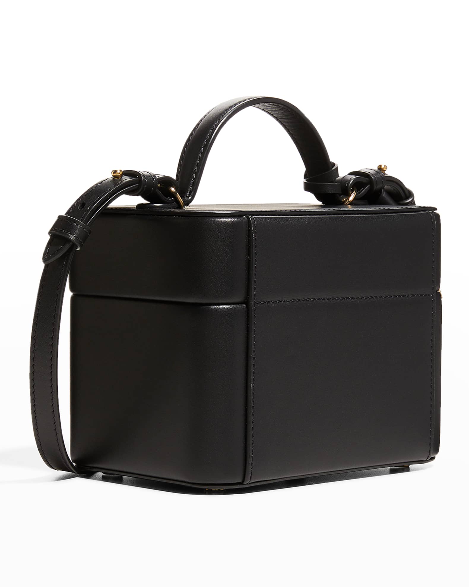 Tanner Krolle Annabel Vanity Box Leather Crossbody Bag | Neiman Marcus