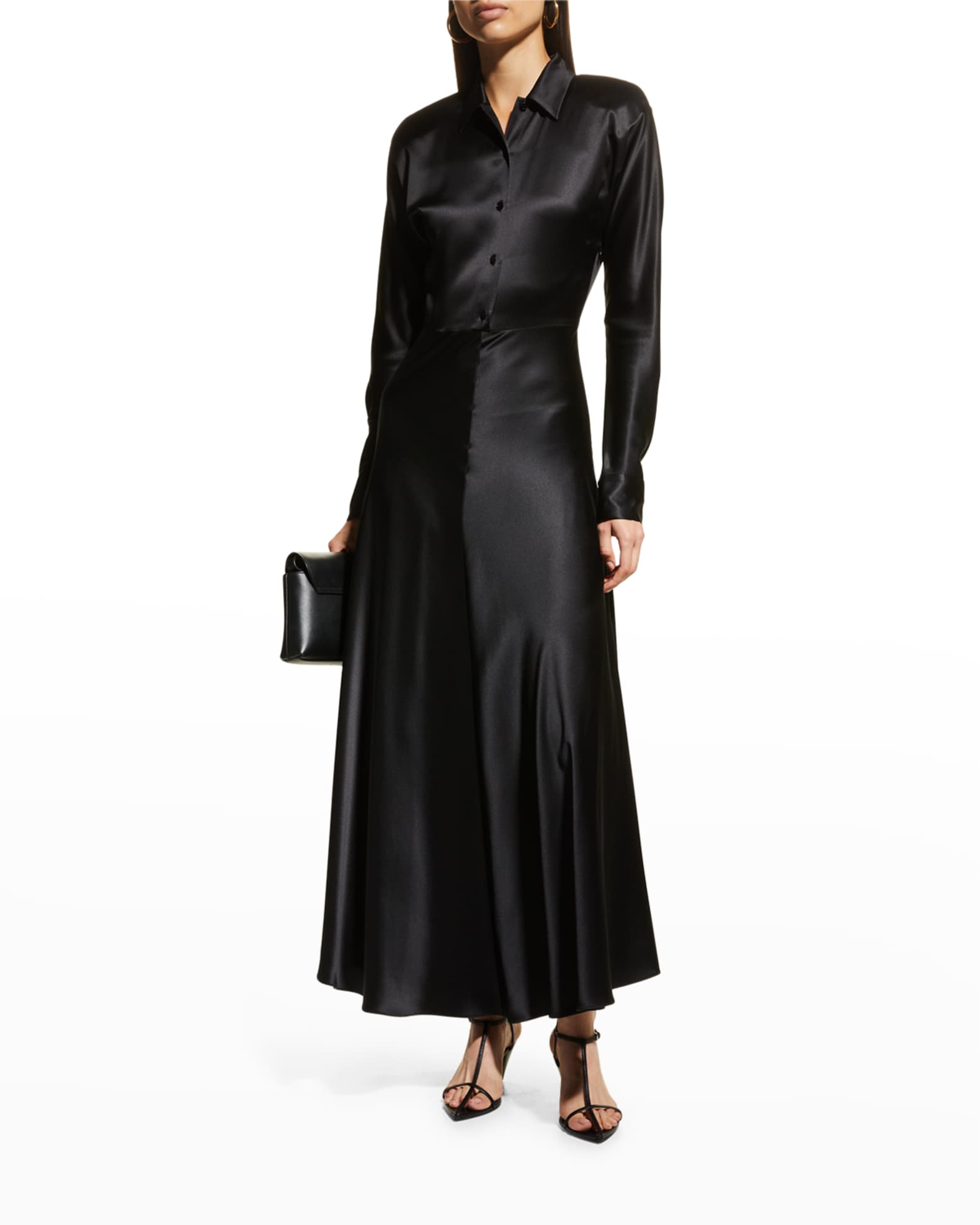 Silk shirtwaist dresses clearance