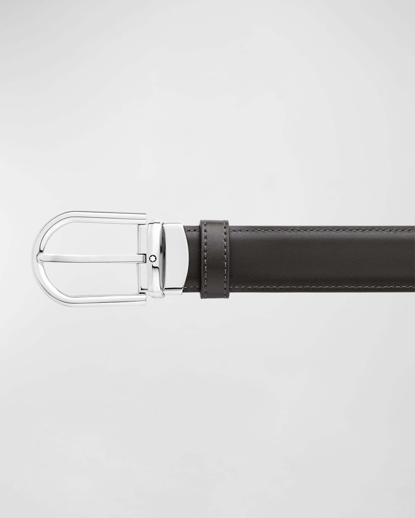 Men's Reversible Leather Buckle Belt 1