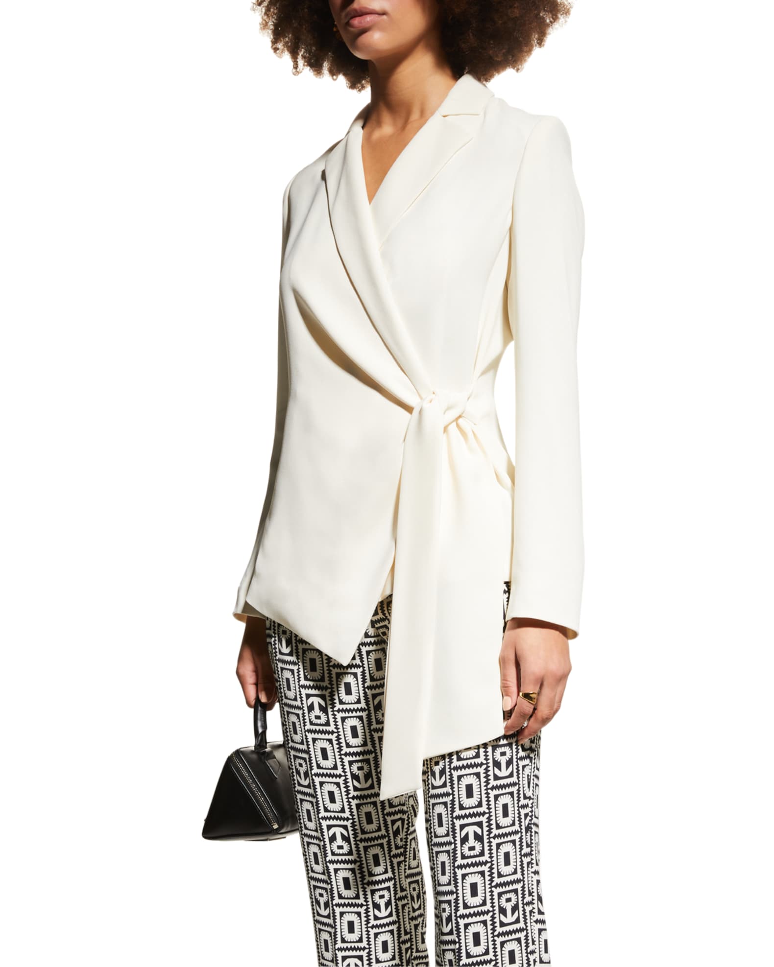 Marella Magia SemiFit Wrapped Blazer Neiman Marcus