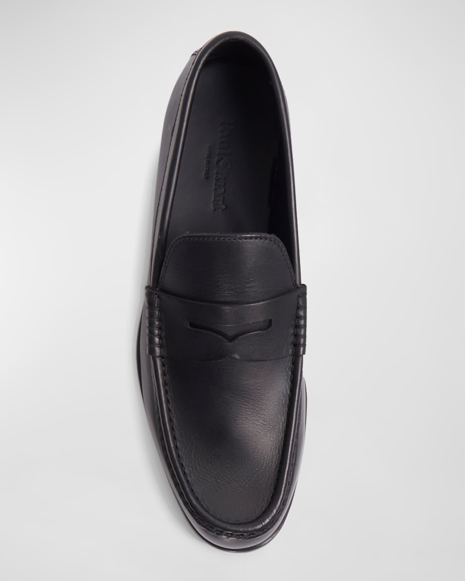 Paul Stuart Men's Mason Leather Penny Loafers | Neiman Marcus