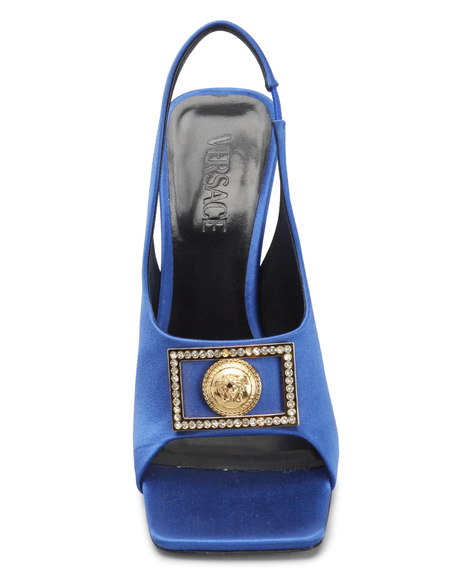 Versace Medusa Crystal Sandals Neiman Marcus