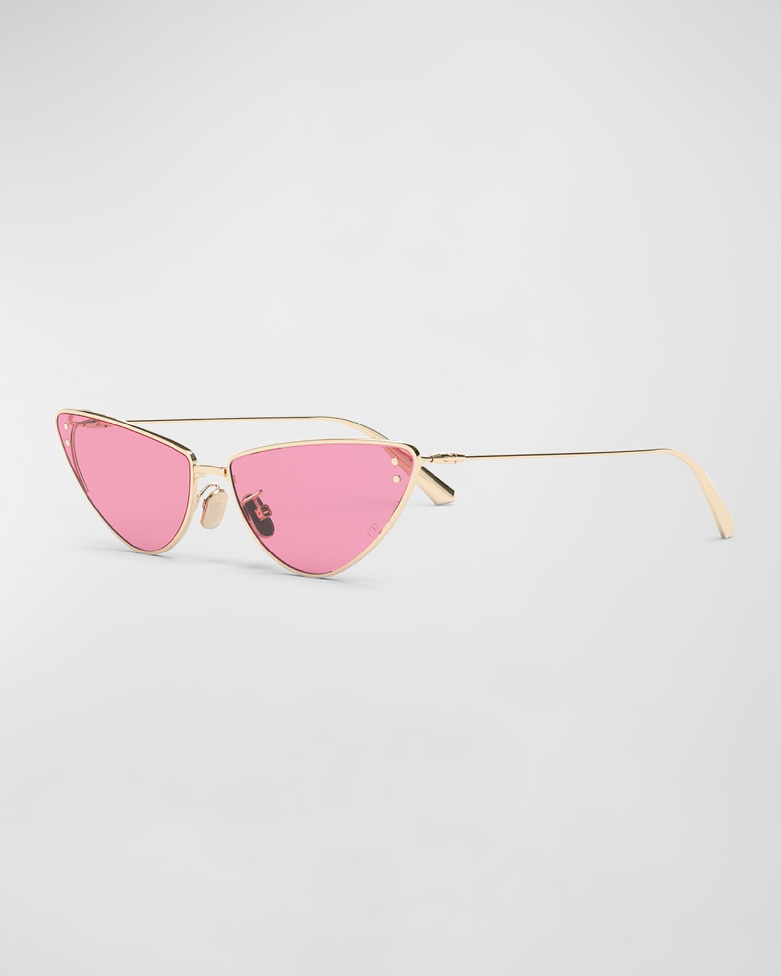 Dior Missdior B1u Cat-eye Crystal-embellished Gold-tone Sunglasses in  Natural