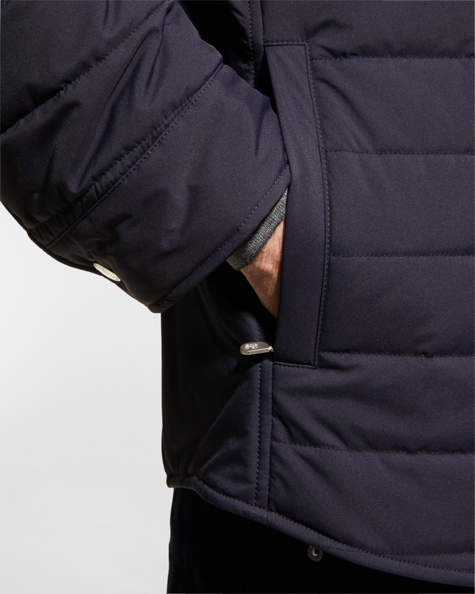 Brunello Cucinelli｜JACKETS (MH5862864 C495) Brunello Cucinelli - Brown Twill Denim Jacket | Mitchell Stores