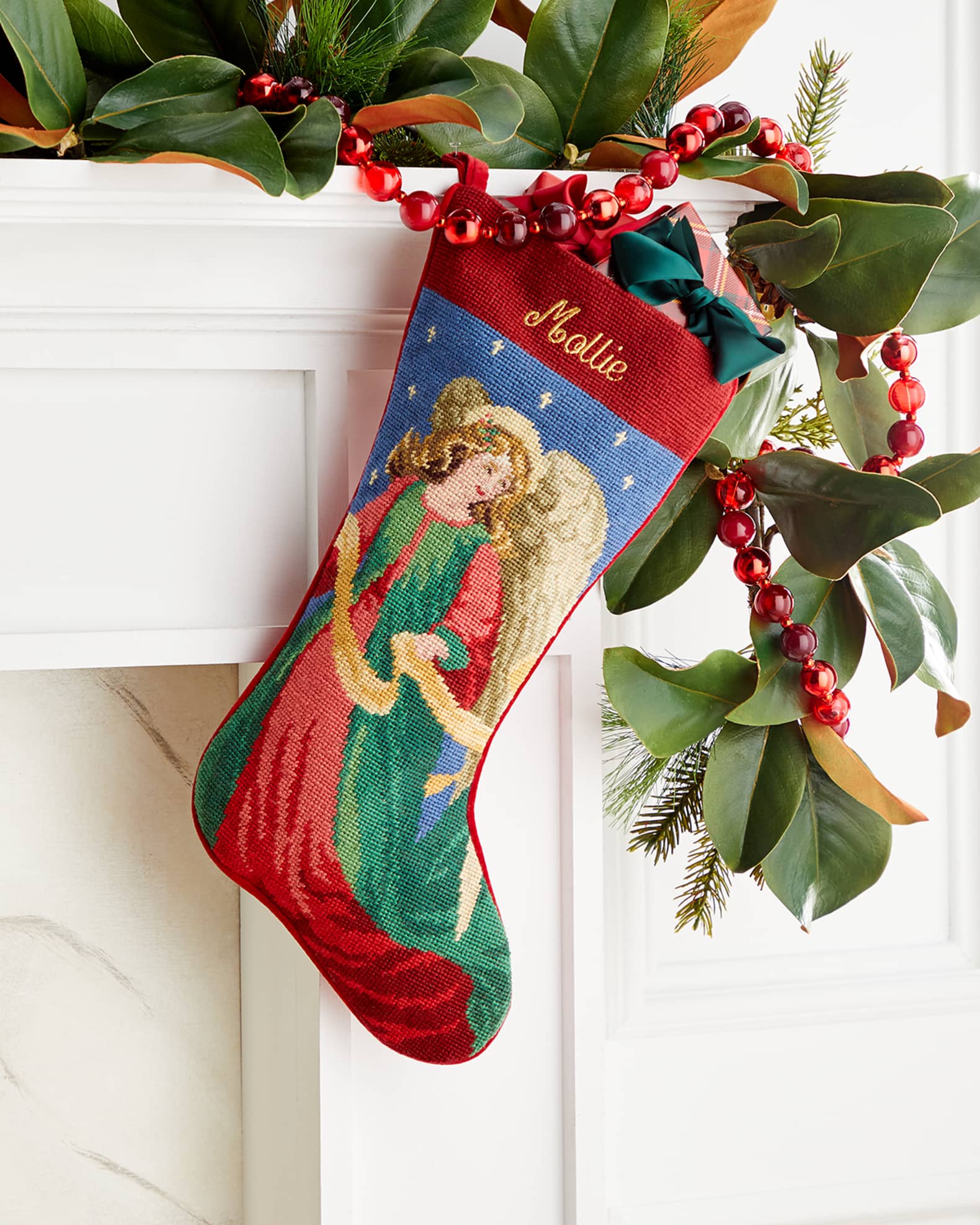 Personalized Angel Stocking, 19" 0
