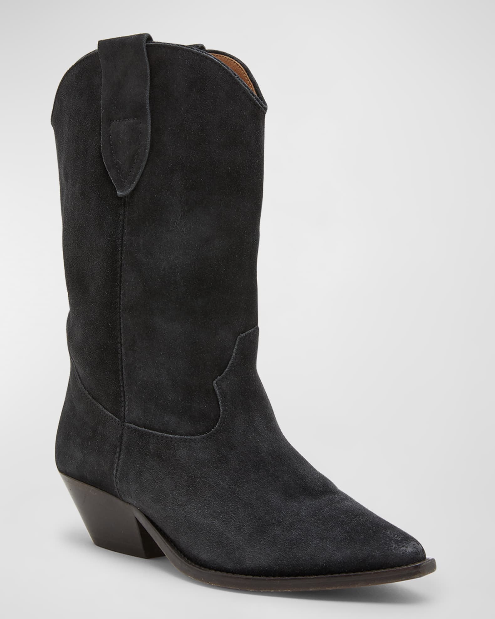 【関税&送料込】Isabel Marant Duerto Western Boots In Smooth Isabel Marant Duerto Leather Western Boots | Saks Fifth Avenue
