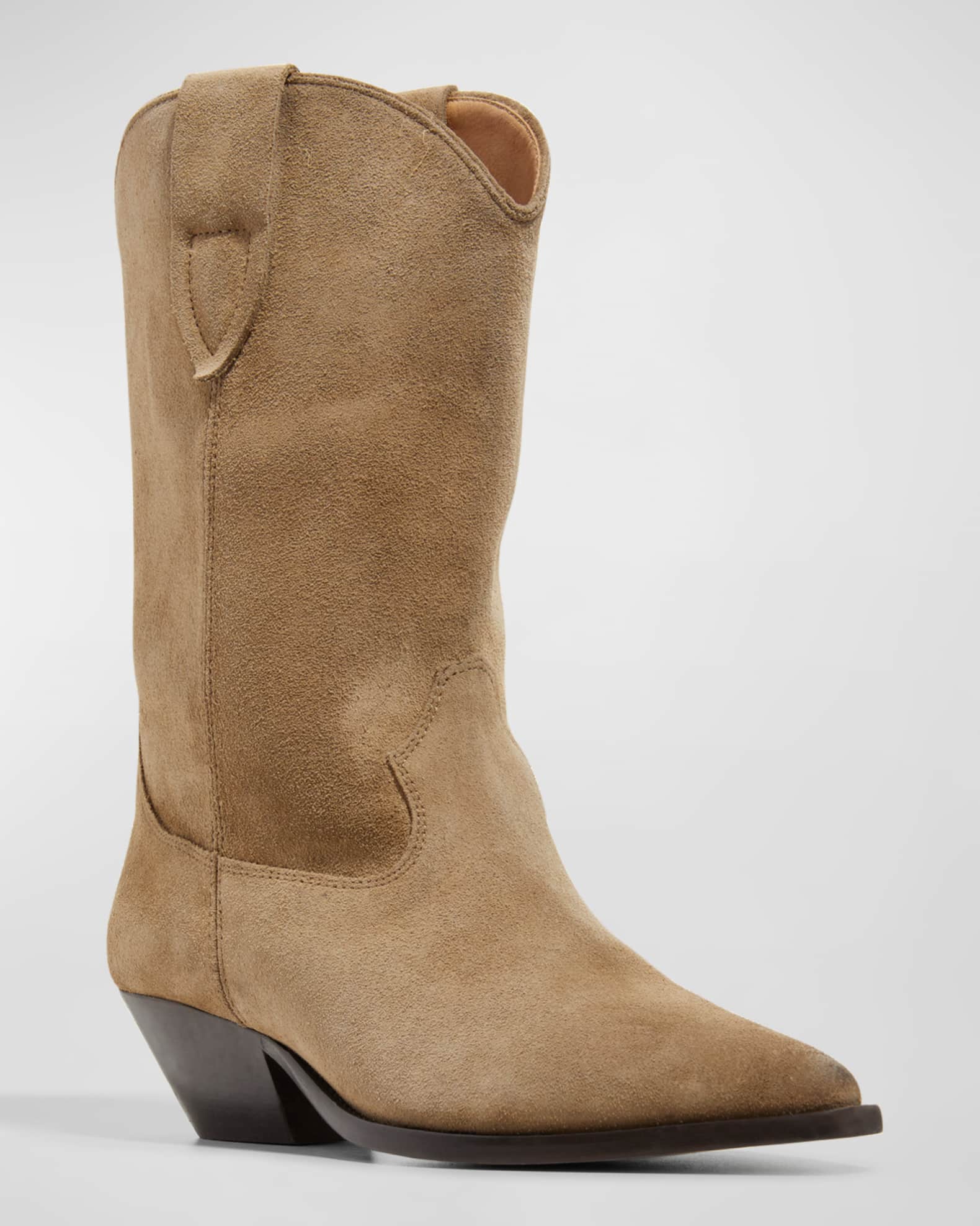 Taupe Western boots 