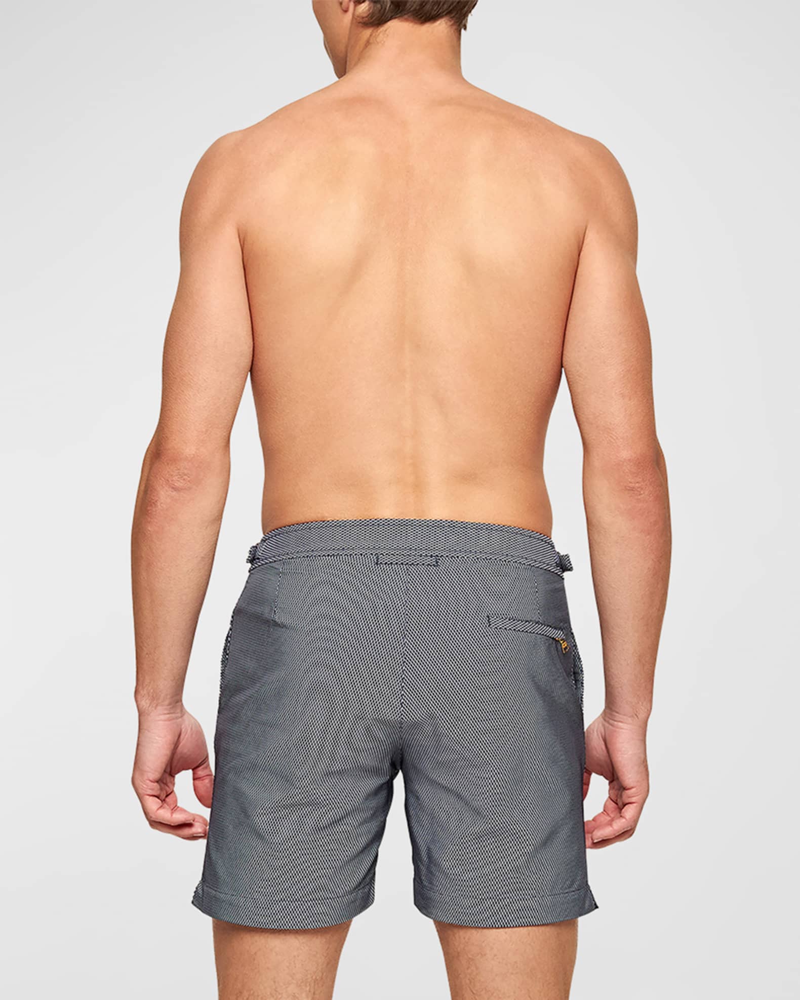 Orlebar Brown Men's Bulldog Jacquard Swim Shorts | Neiman Marcus