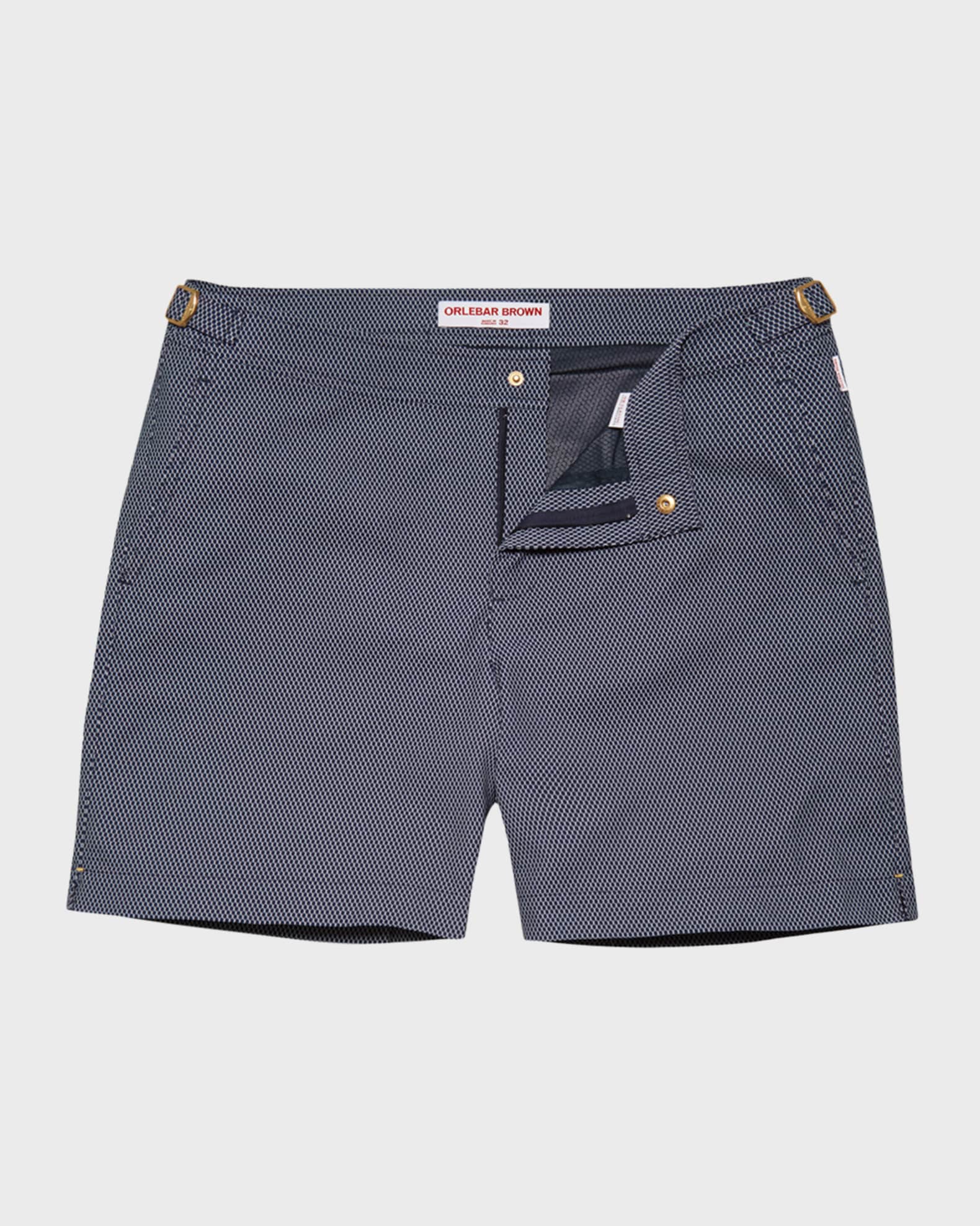 Orlebar Brown Men's Bulldog Jacquard Swim Shorts | Neiman Marcus