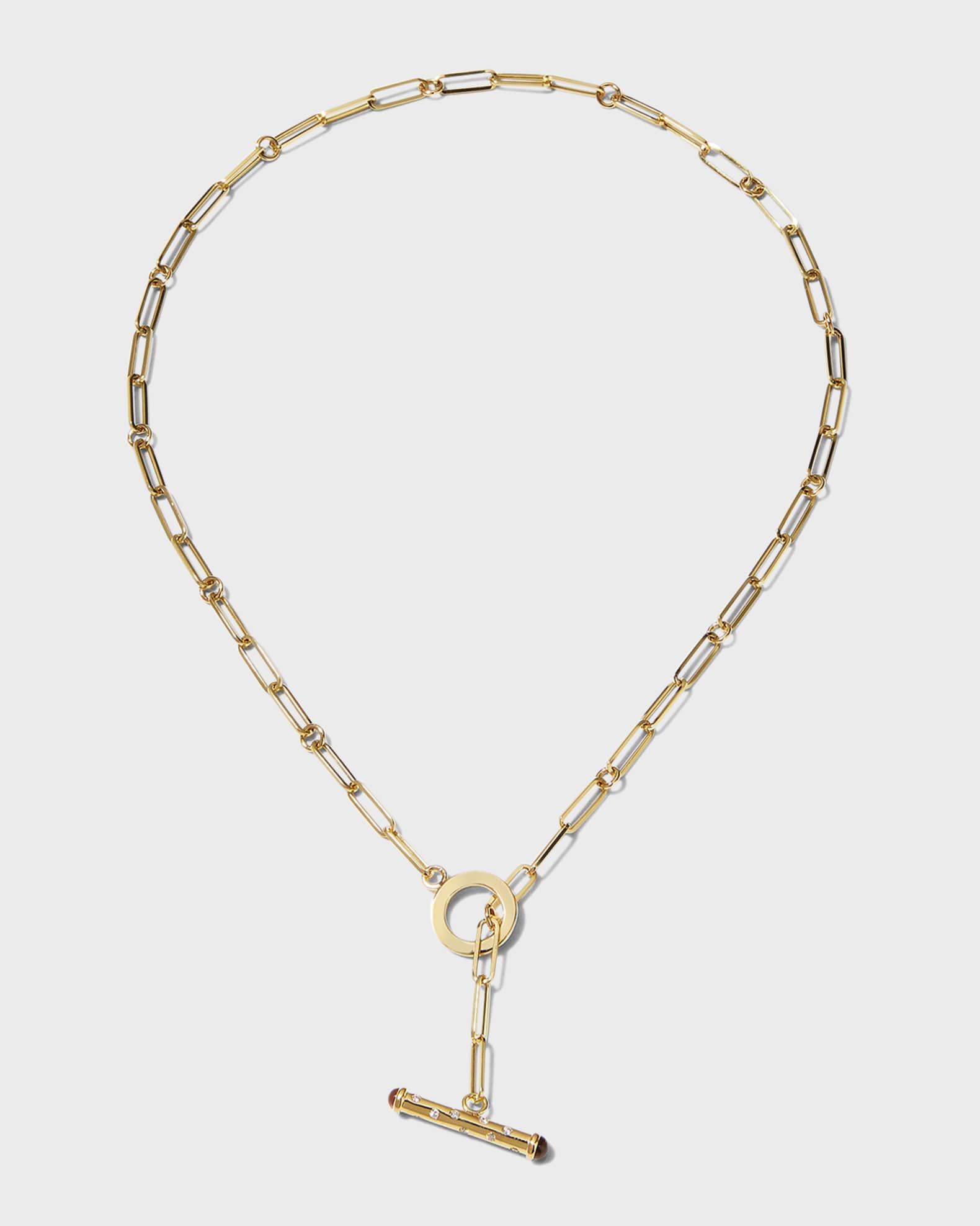 Marc Jacobs Monogram Chain Link Silver-plated Necklace in Metallic