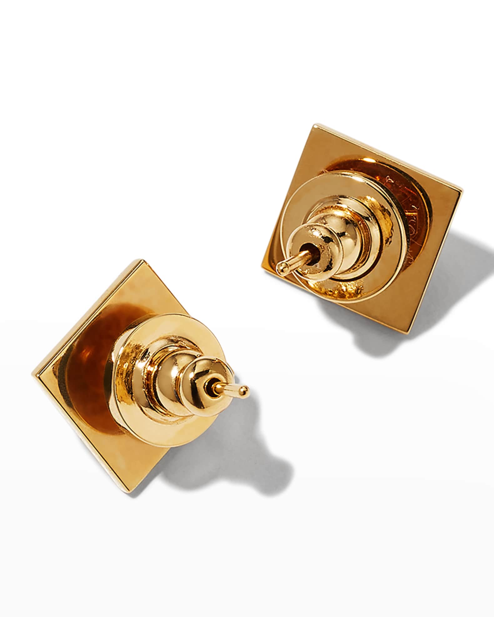 Rockstud Earrings, Gold
