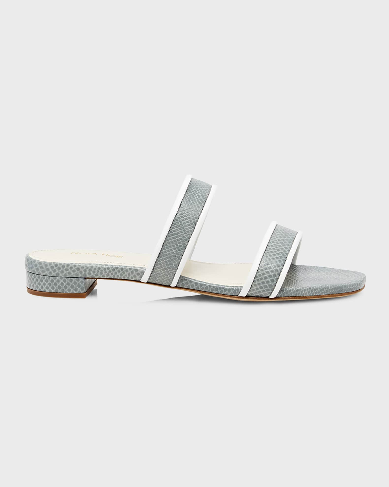 Prota Fiori Zinnia Apple Skin Sandals Neiman Marcus