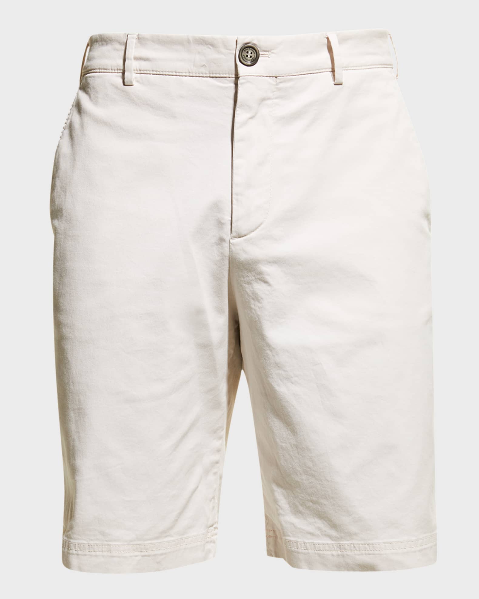 Brunello Cucinelli Men's Cotton Bermuda Shorts | Neiman Marcus