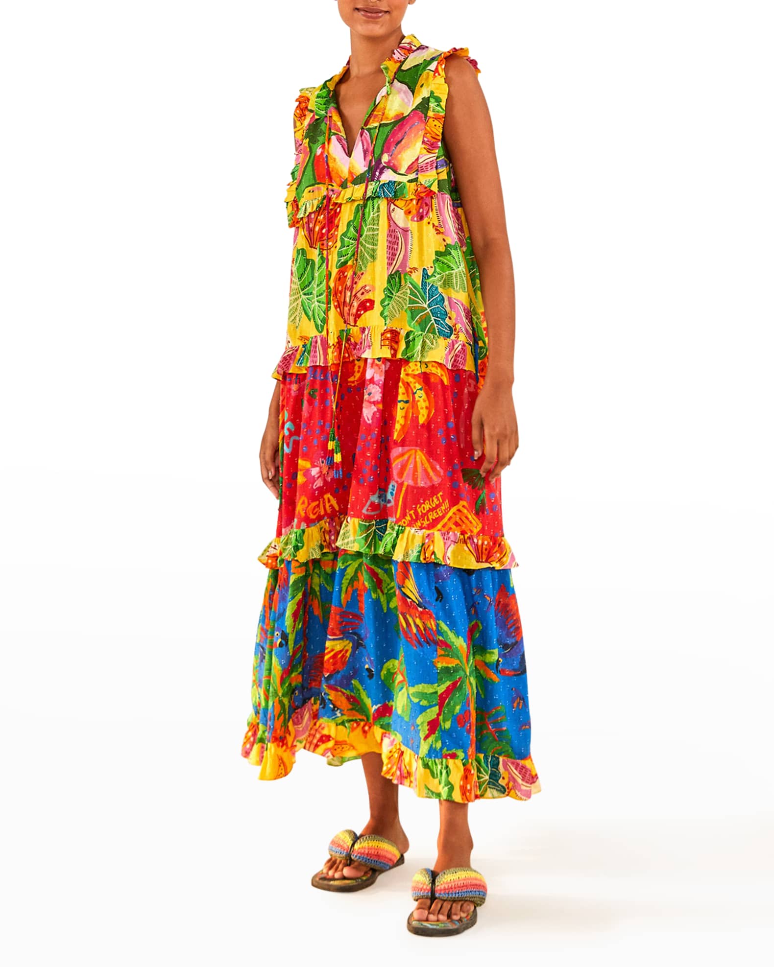 Boden multi tiered maxi dress Clearance