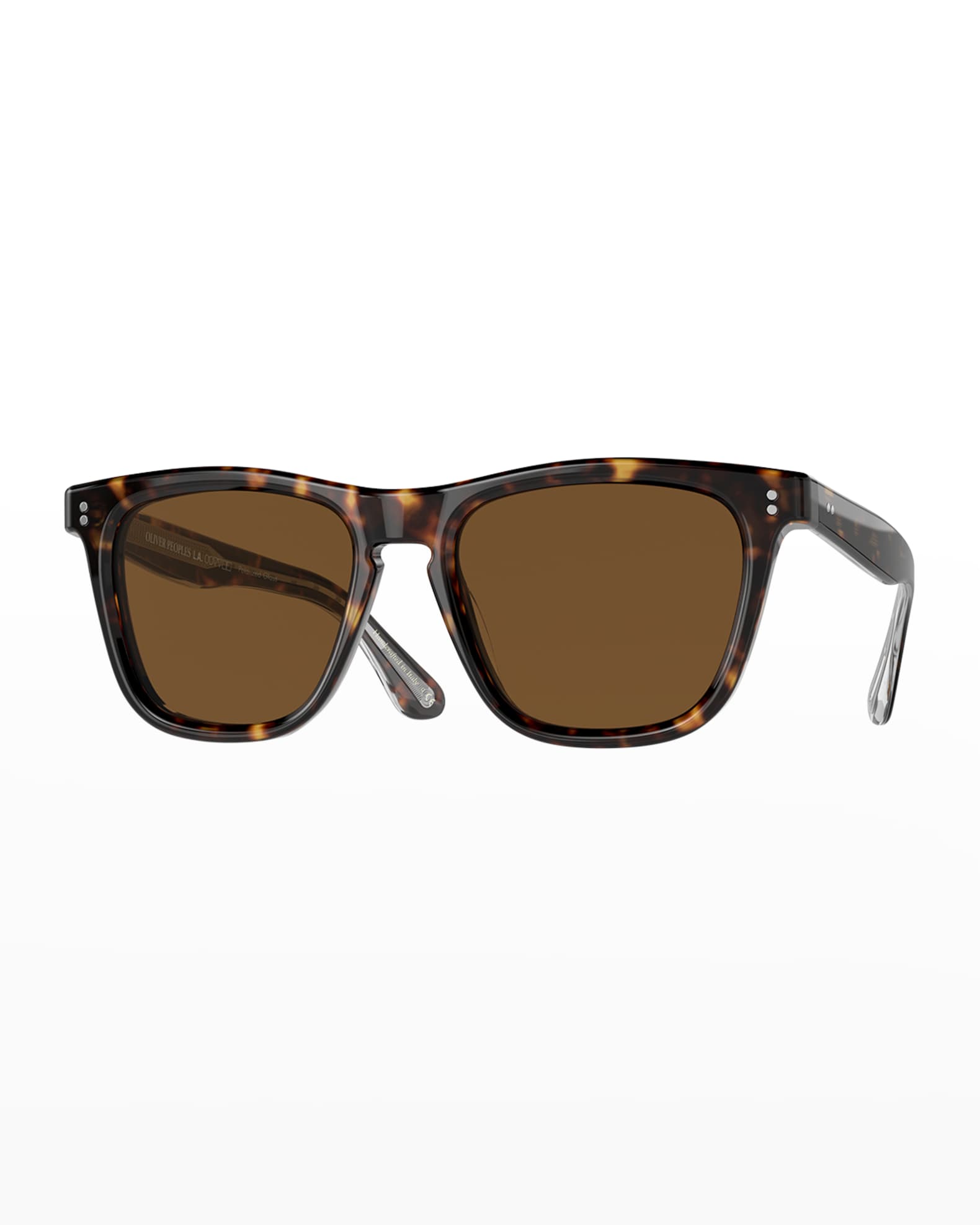 Oliver Peoples Lynes Square Acetate Sunglasses | Neiman Marcus