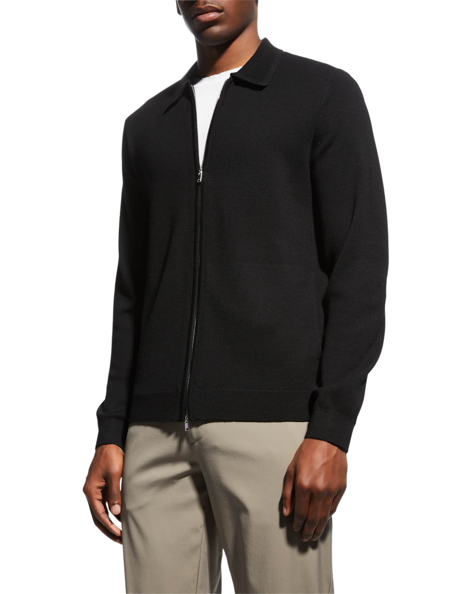 Theory Men's FullZip Knit Cardigan Sweater Neiman Marcus